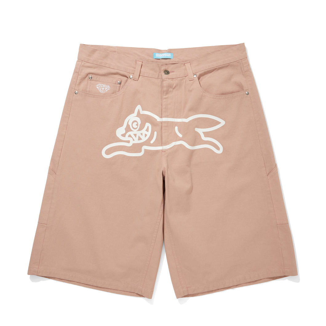 COTTON TWILL BAGGY SHORTS