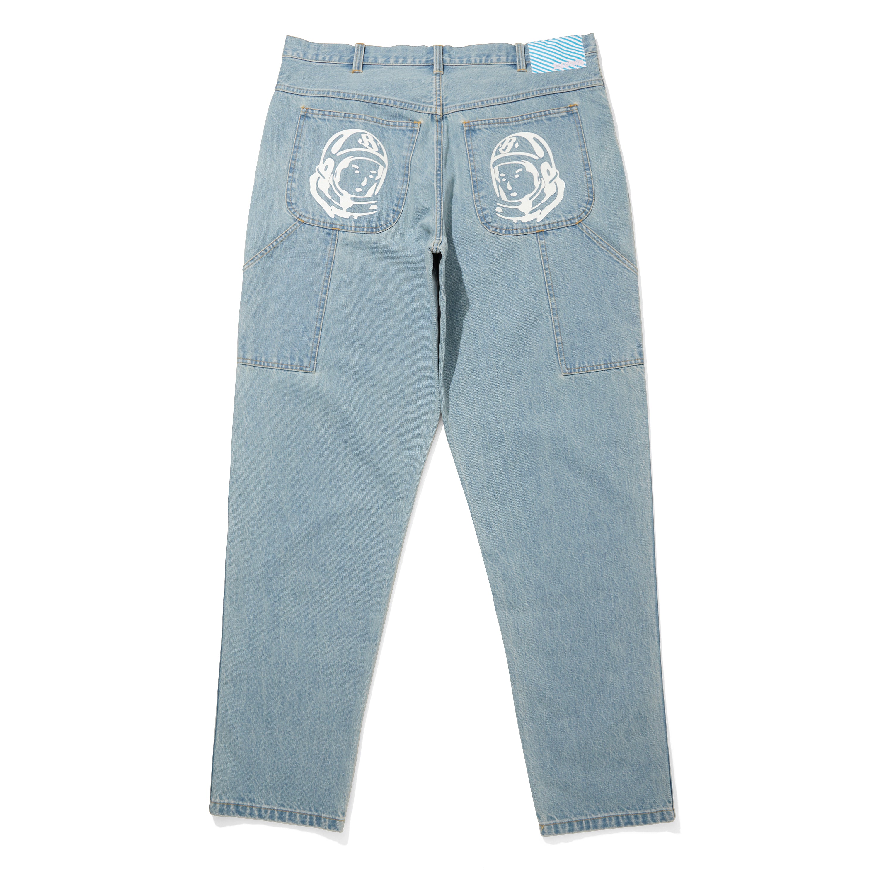 Load image into Gallery viewer, TAPERED BAGGY DENIM PANTS RUNNING DOG
