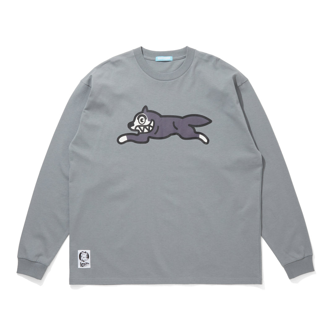 COTTON LS T-SHIRT RUNNING DOG