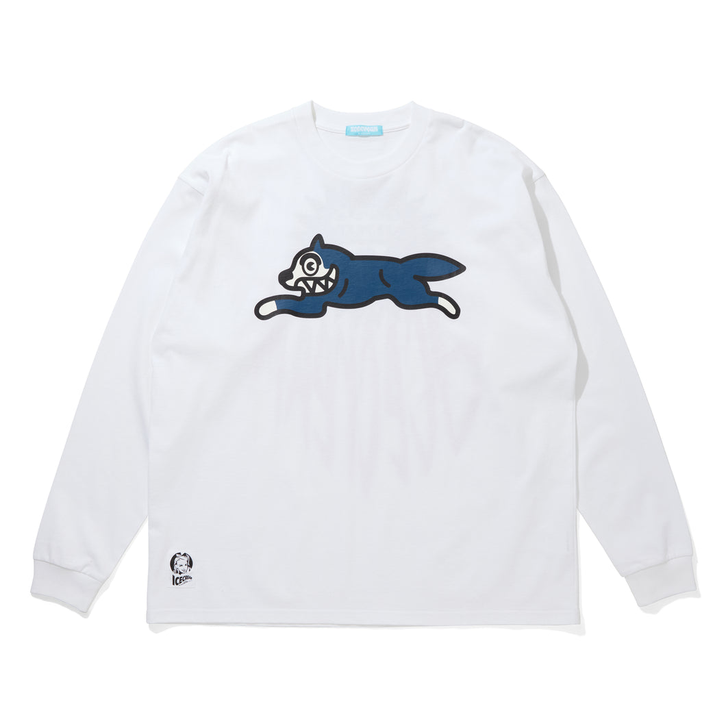 COTTON LS T-SHIRT RUNNING DOG