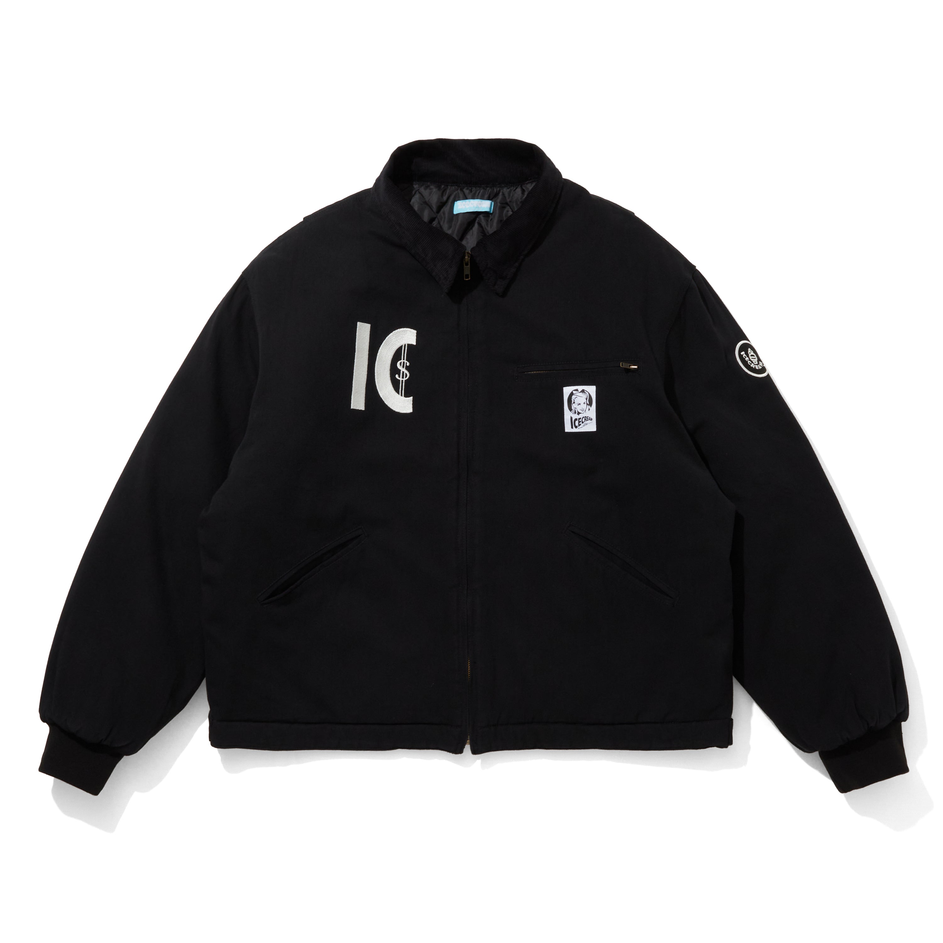 Load image into Gallery viewer, DENIM&amp;COTTON TWILL ZIP UP JACKET
