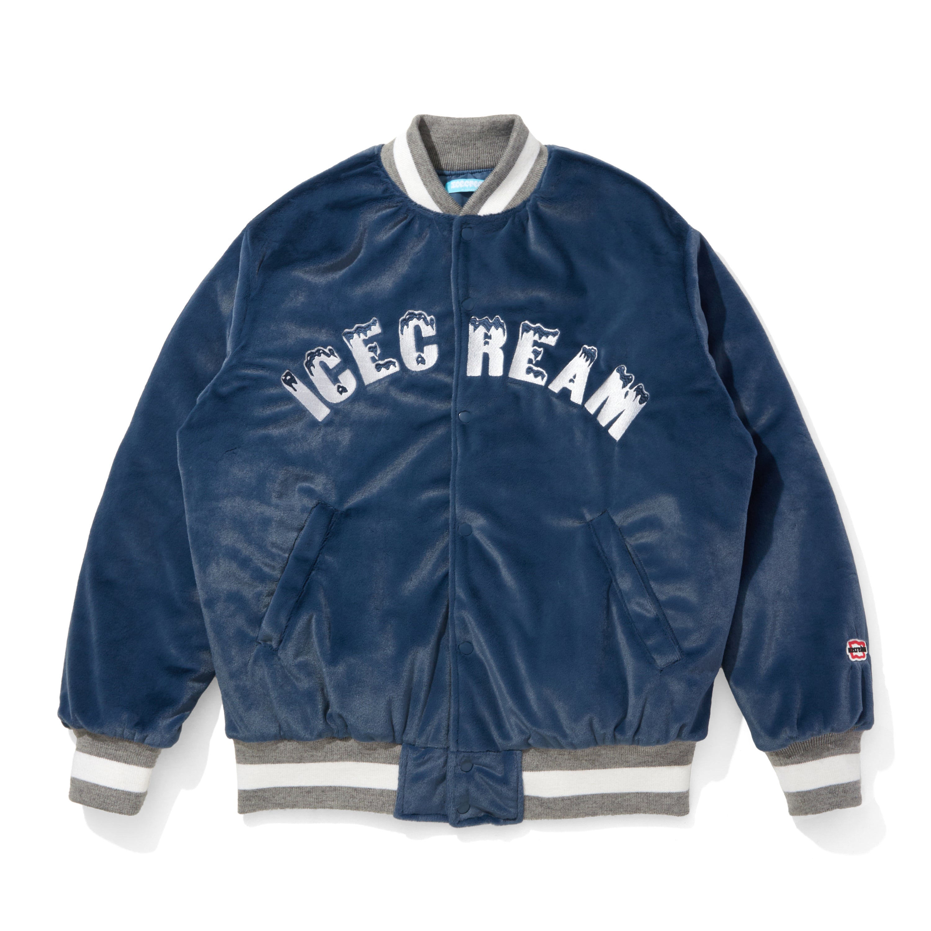 Load image into Gallery viewer, FUR VARSITY JACKET
