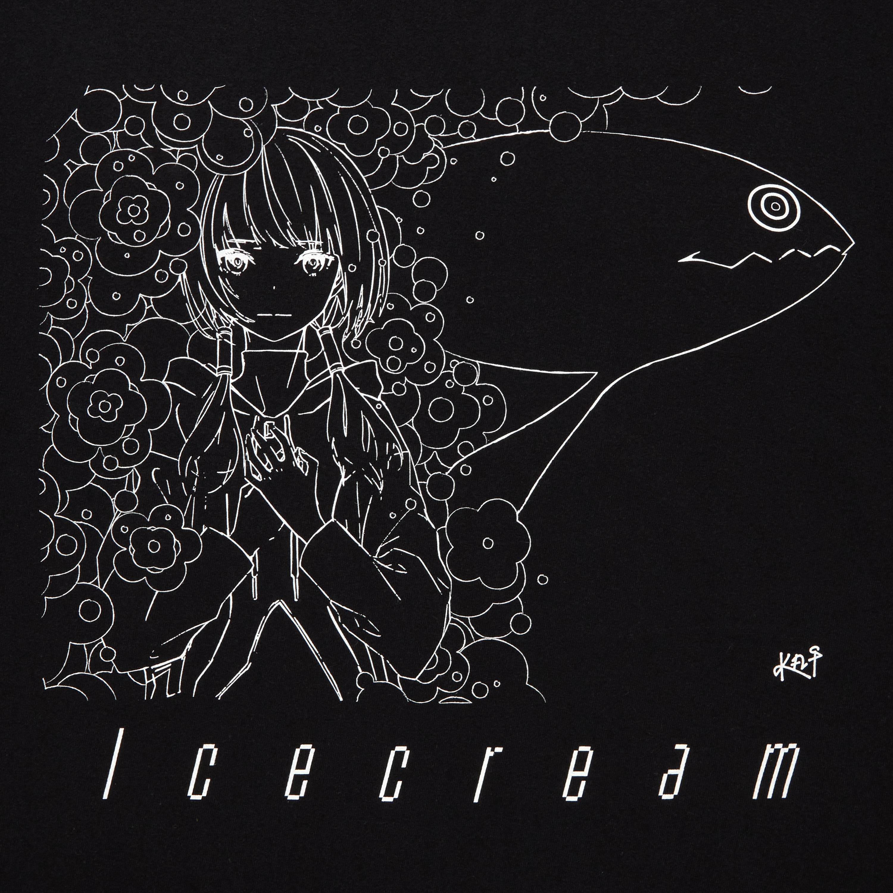 画像をギャラリービューアに読み込む, ICECREAM x KAF T shirt
