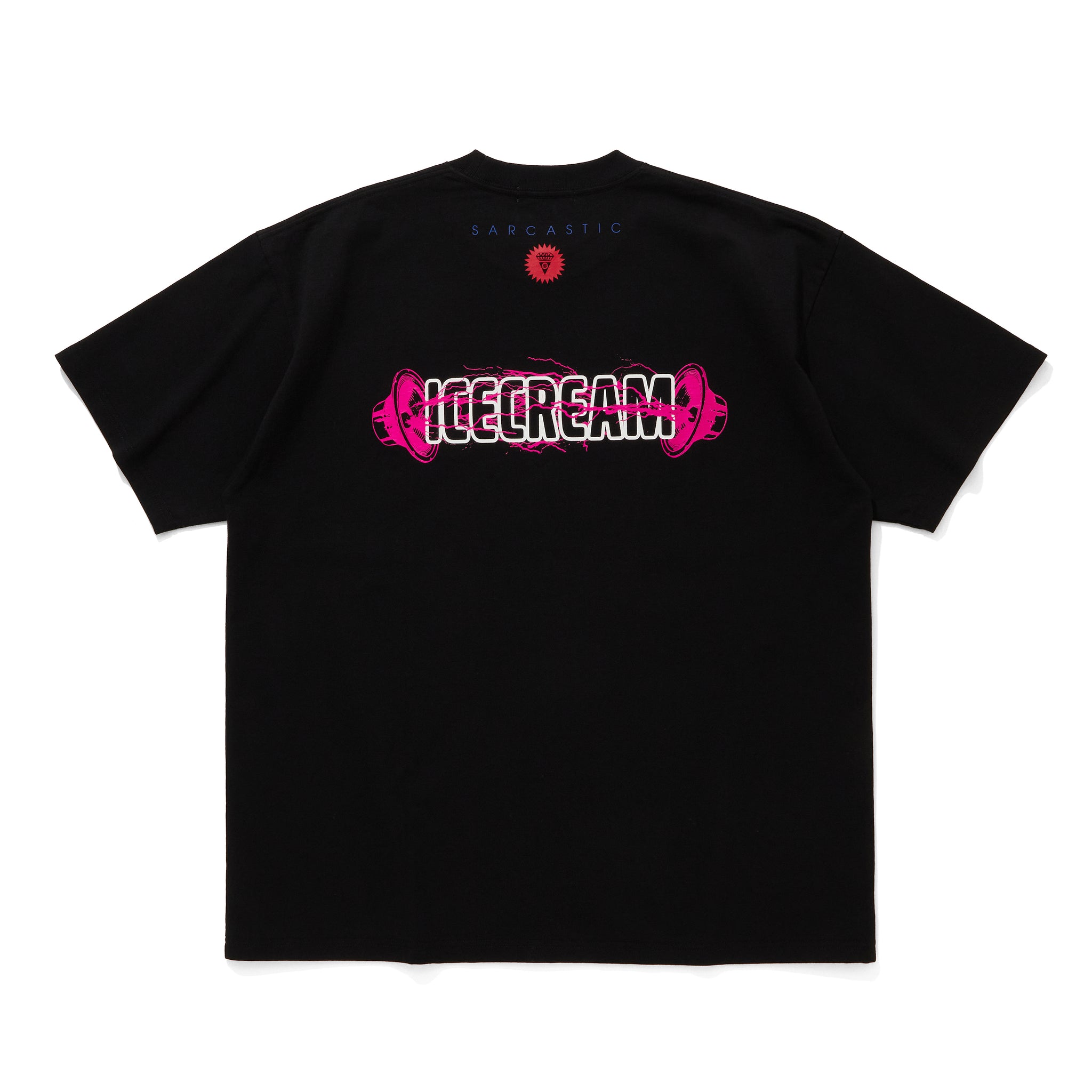 ICECREAM x SARCASTIC COTTON T-SHIRT MORE QUADS – BILLIONAIRE