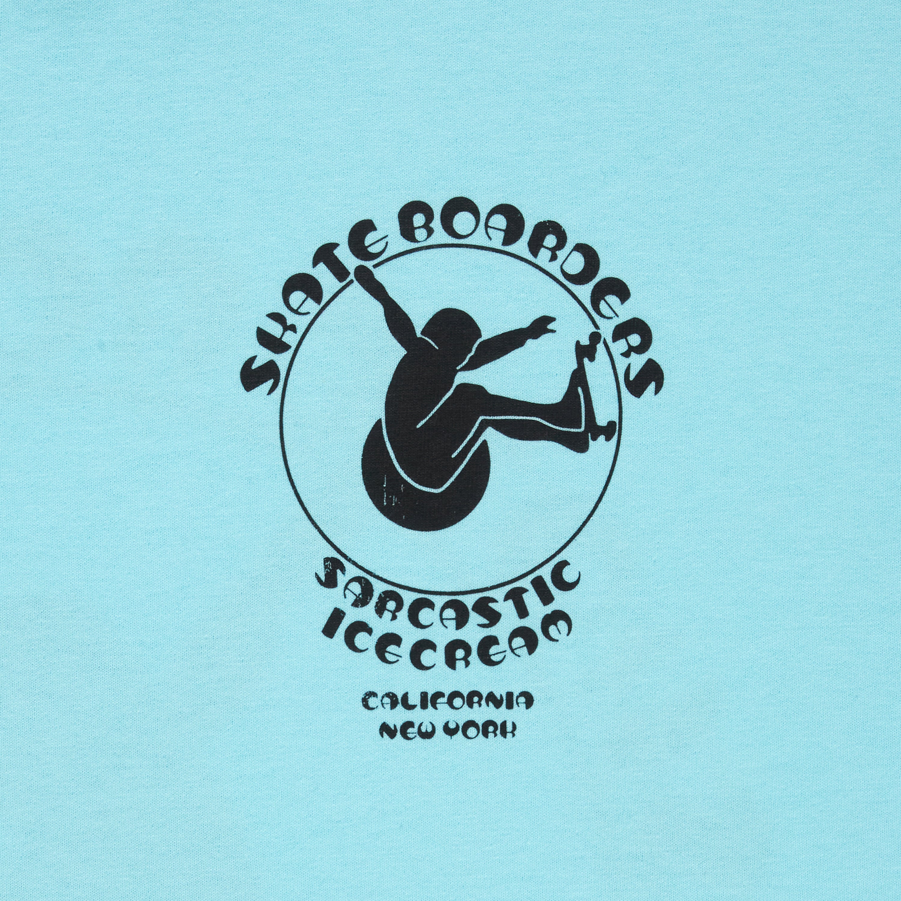 画像をギャラリービューアに読み込む, ICECREAM x SARCASTIC COTTON T-SHIRT SKATE BOARDERS
