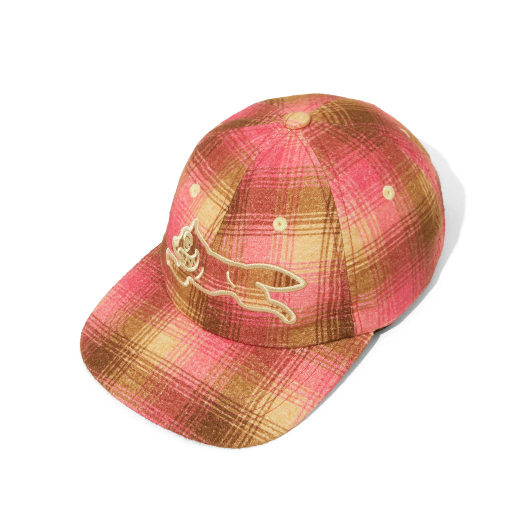 APPLIQUE LOGO FLANNEL CHECK CAP