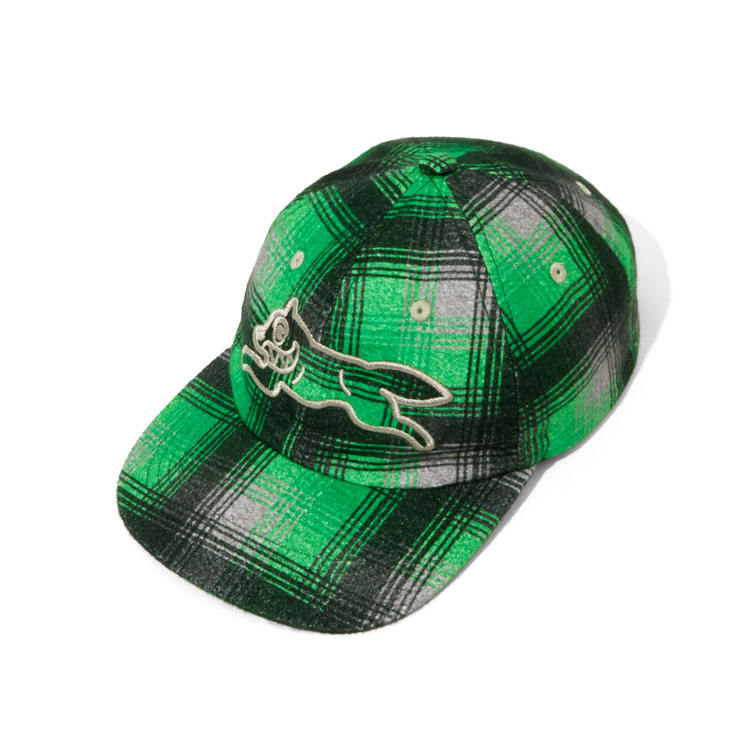 APPLIQUE LOGO FLANNEL CHECK CAP