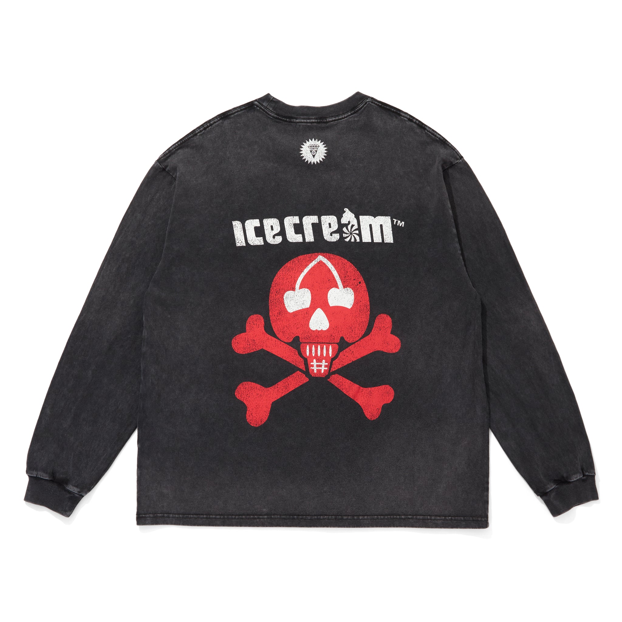 DAMAGED COTTON L/S T-SHIRT_ICECREAM – BILLIONAIRE BOYS CLUB