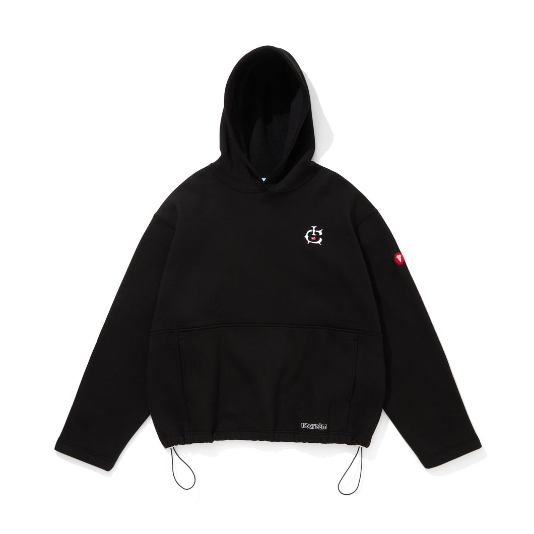 EMBROIDERED LOGO HOODIE