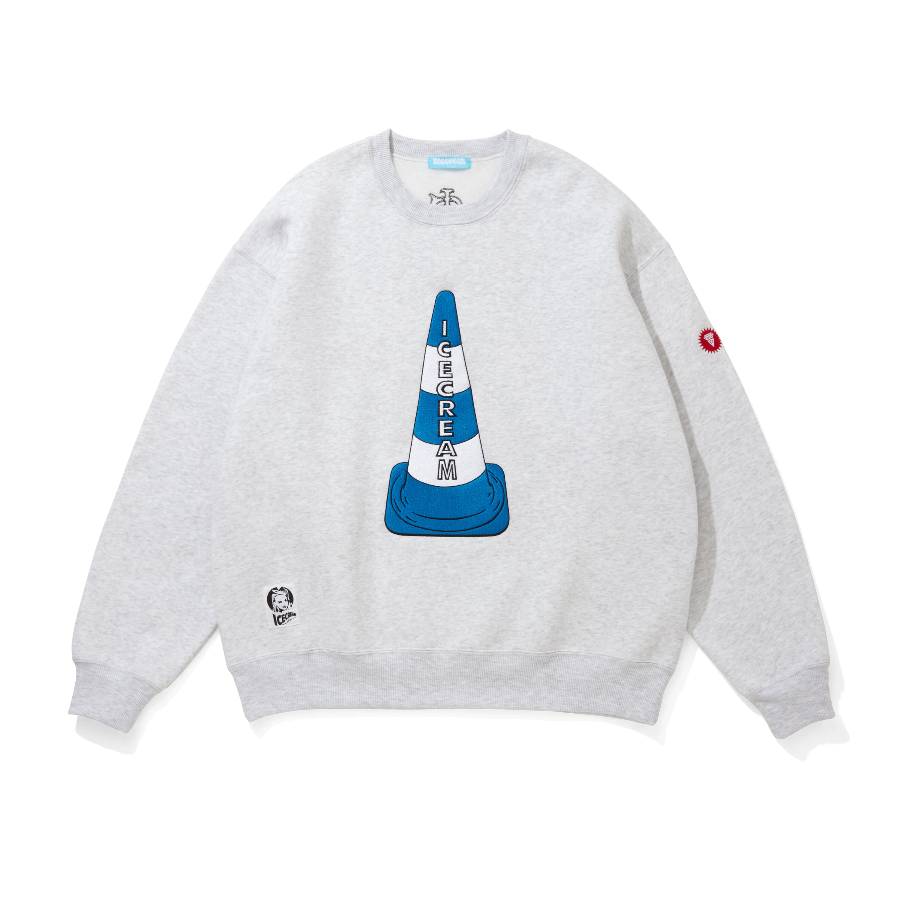 画像をギャラリービューアに読み込む, EMBROIDERED LOGO SWEATSHIRT_ICECREAM
