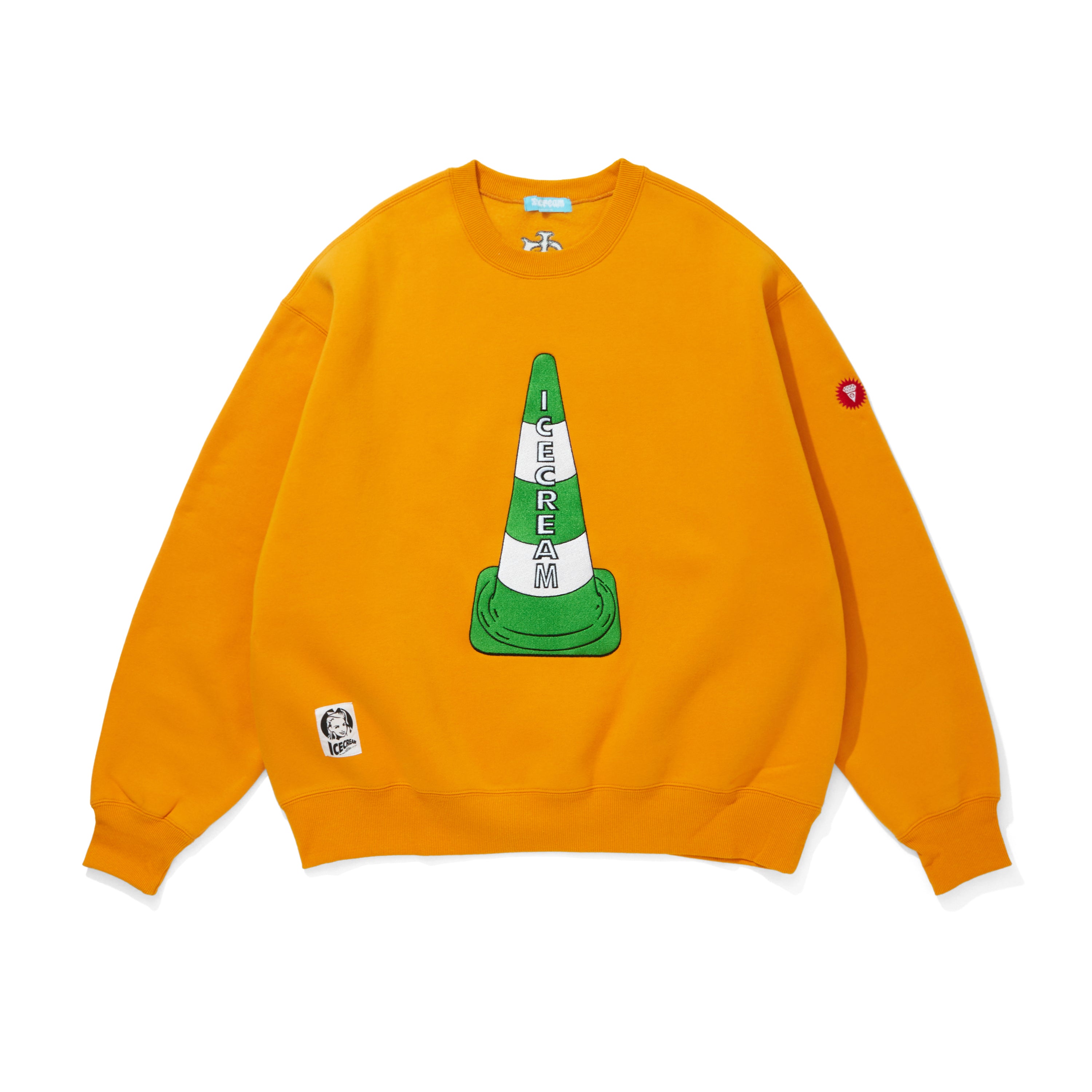 画像をギャラリービューアに読み込む, EMBROIDERED LOGO SWEATSHIRT_ICECREAM
