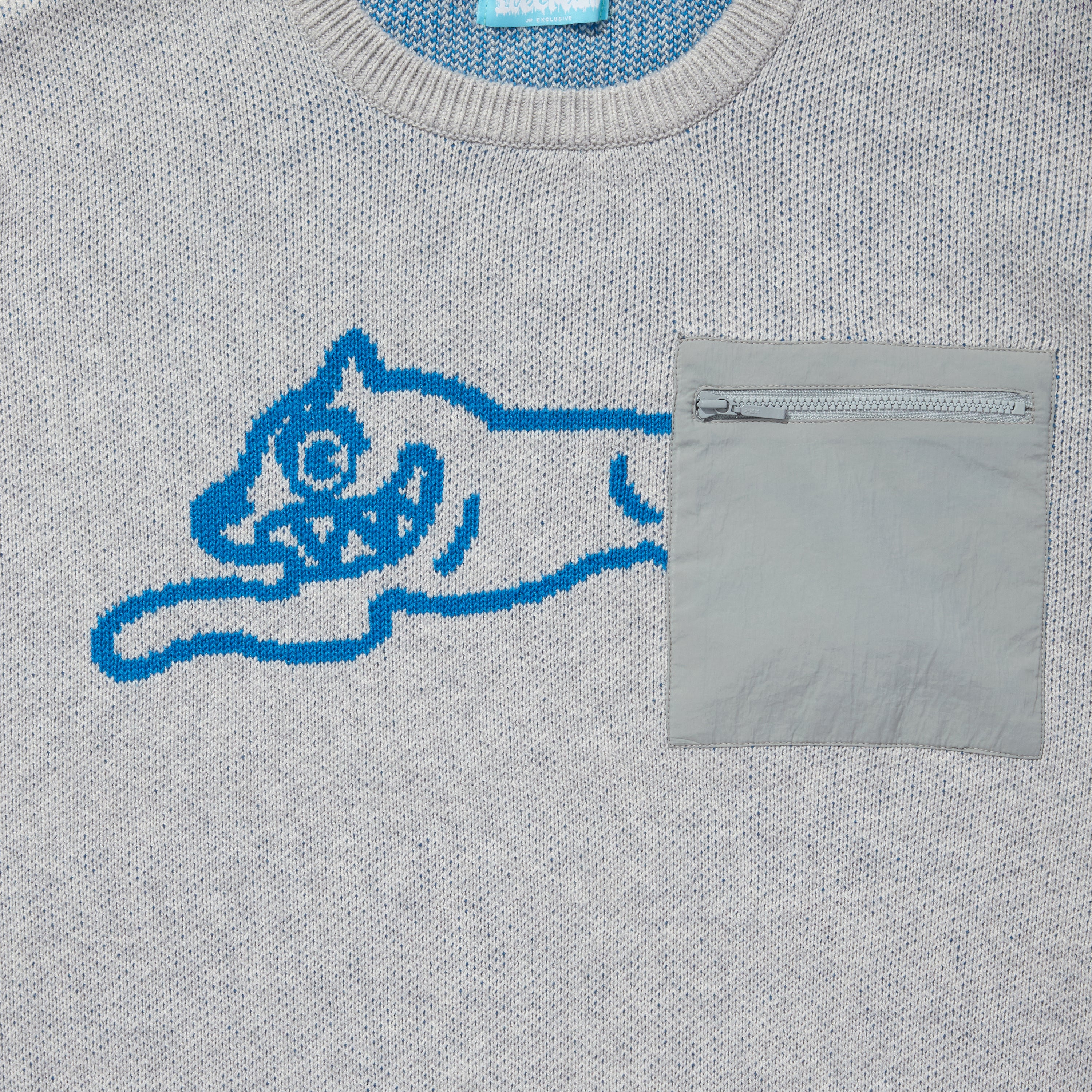 画像をギャラリービューアに読み込む, NYLON POCKET KNIT SWEATER
