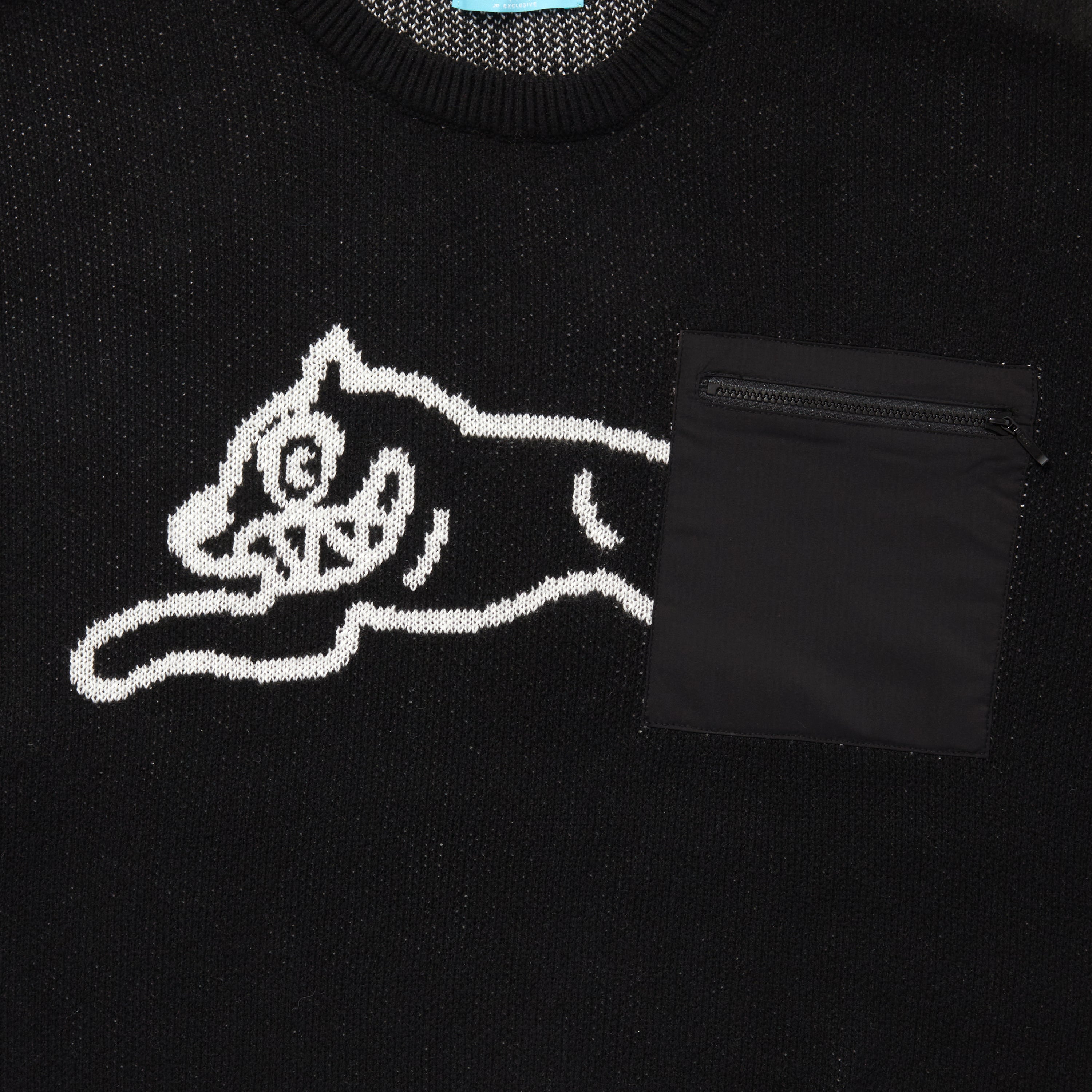 画像をギャラリービューアに読み込む, NYLON POCKET KNIT SWEATER
