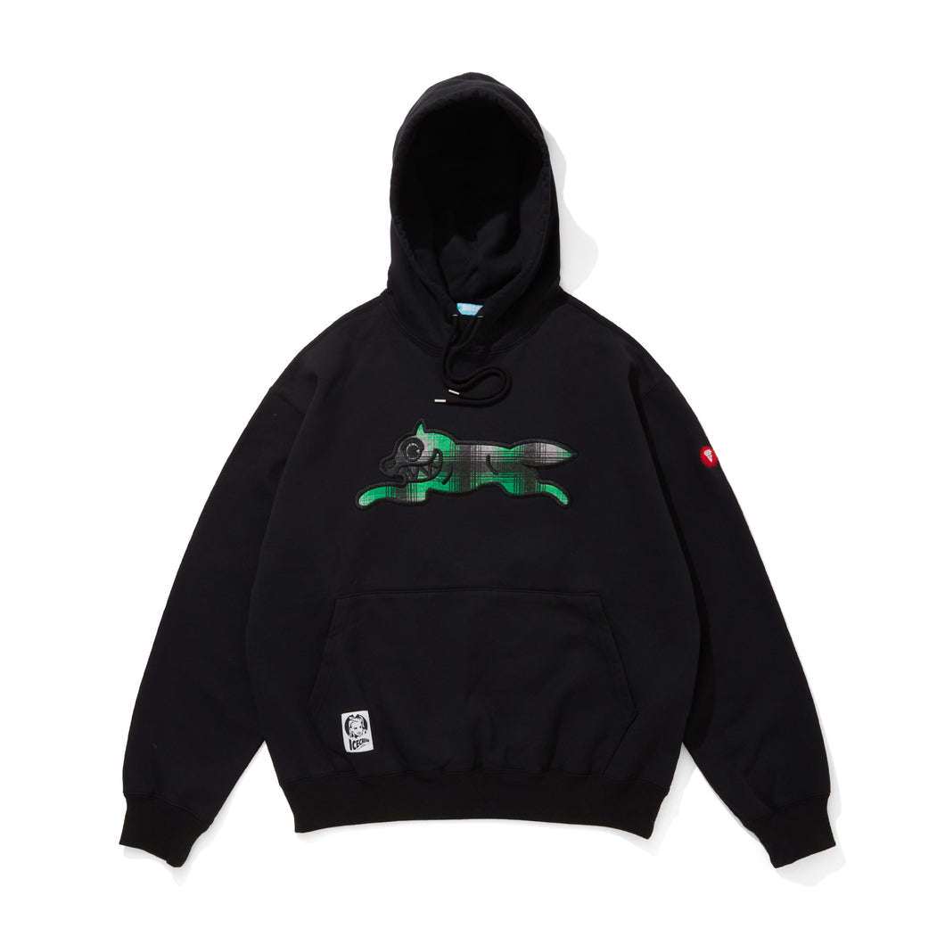 APPLIQUE LOGO HOODIE_RUNNING DOG