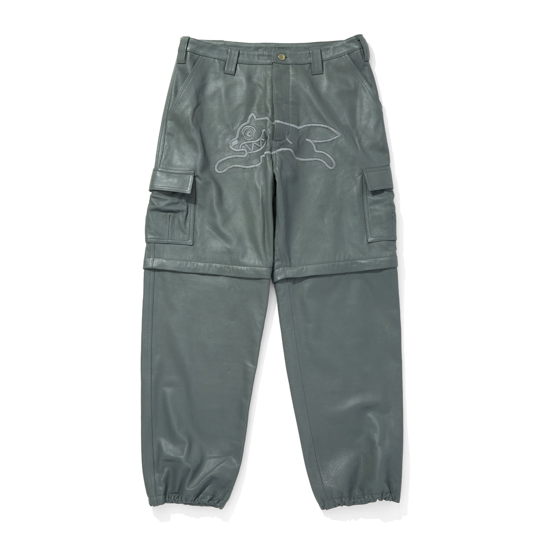 APPLIQUE LOGO LEATHER 2WAY CARGO PANTS