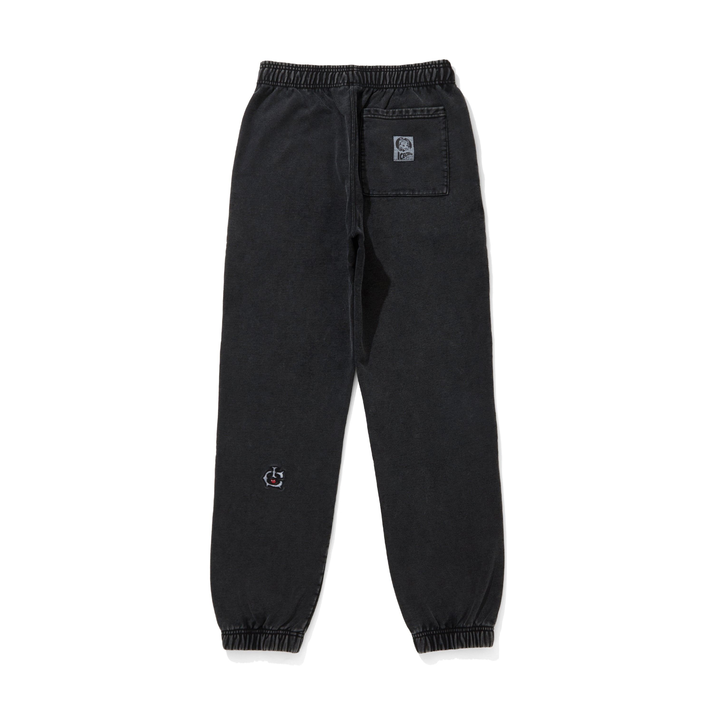 画像をギャラリービューアに読み込む, EMBROIDERED LOGO DAMAGED SWEAT PANTS
