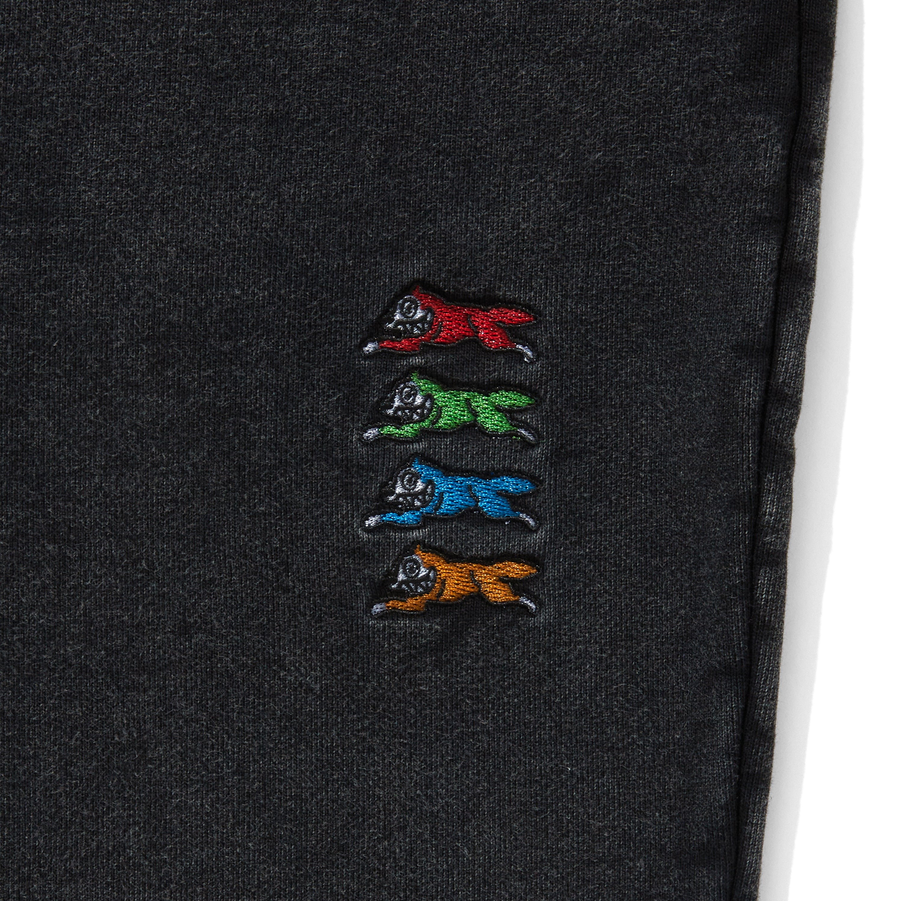 画像をギャラリービューアに読み込む, EMBROIDERED LOGO DAMAGED SWEAT PANTS
