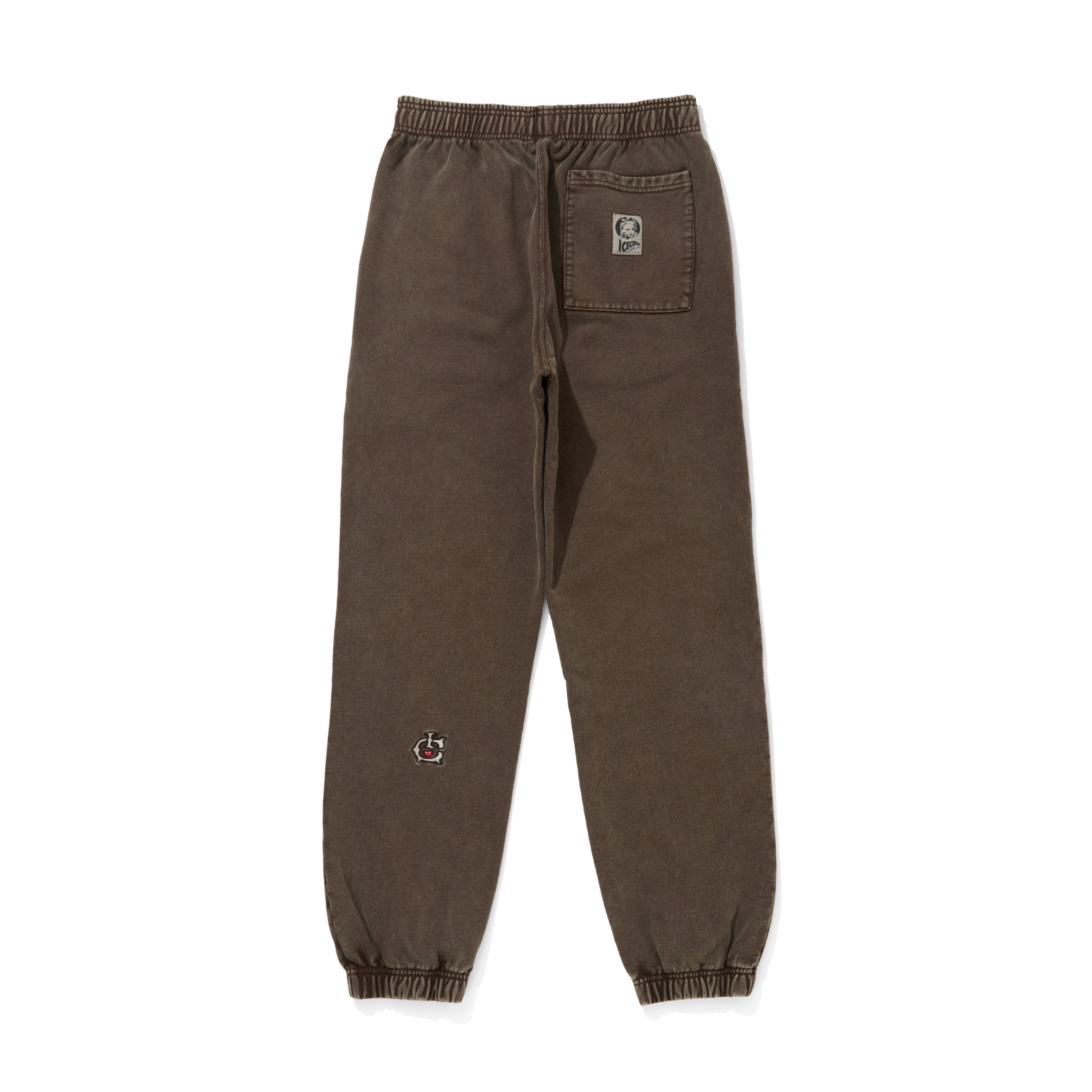 画像をギャラリービューアに読み込む, EMBROIDERED LOGO DAMAGED SWEAT PANTS
