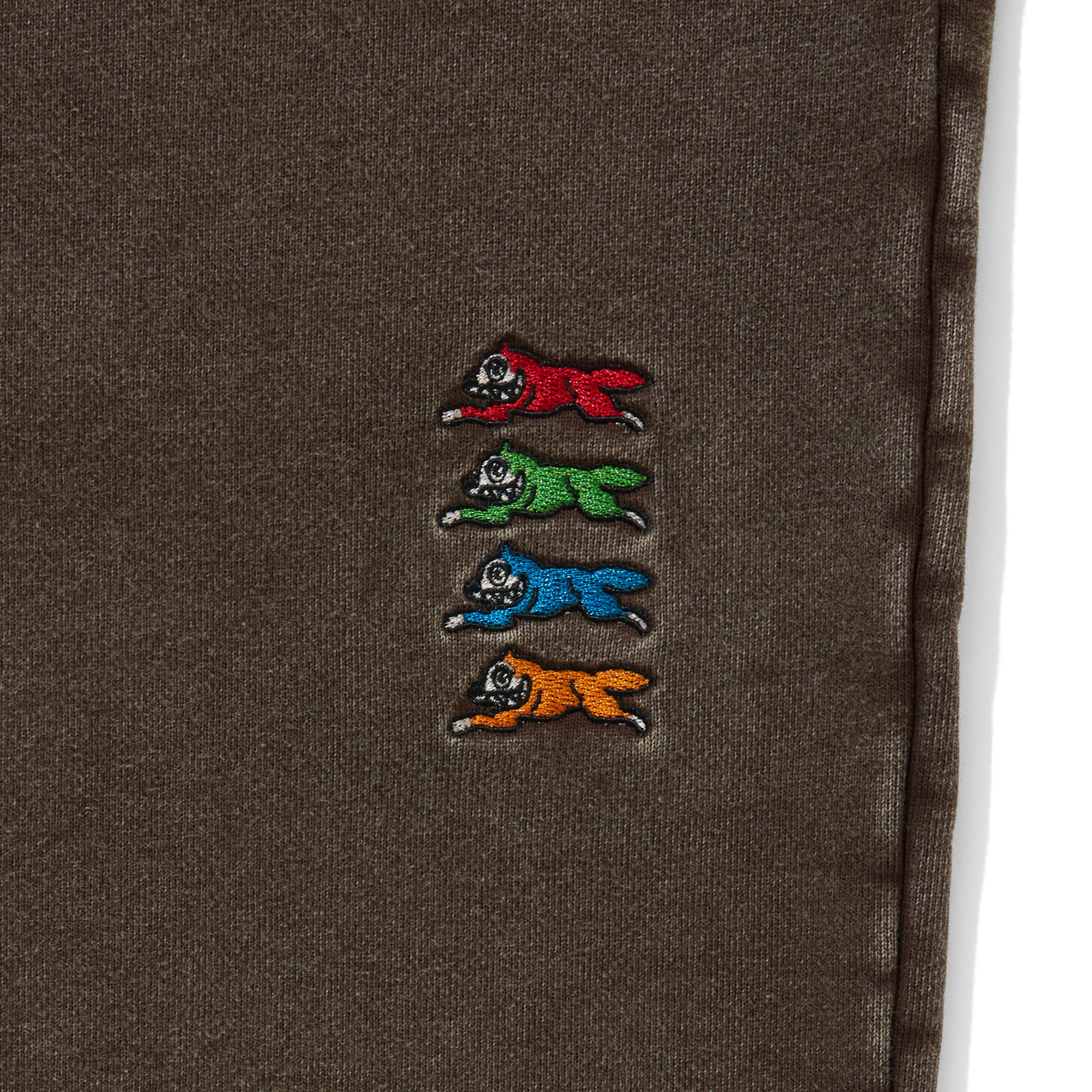 画像をギャラリービューアに読み込む, EMBROIDERED LOGO DAMAGED SWEAT PANTS
