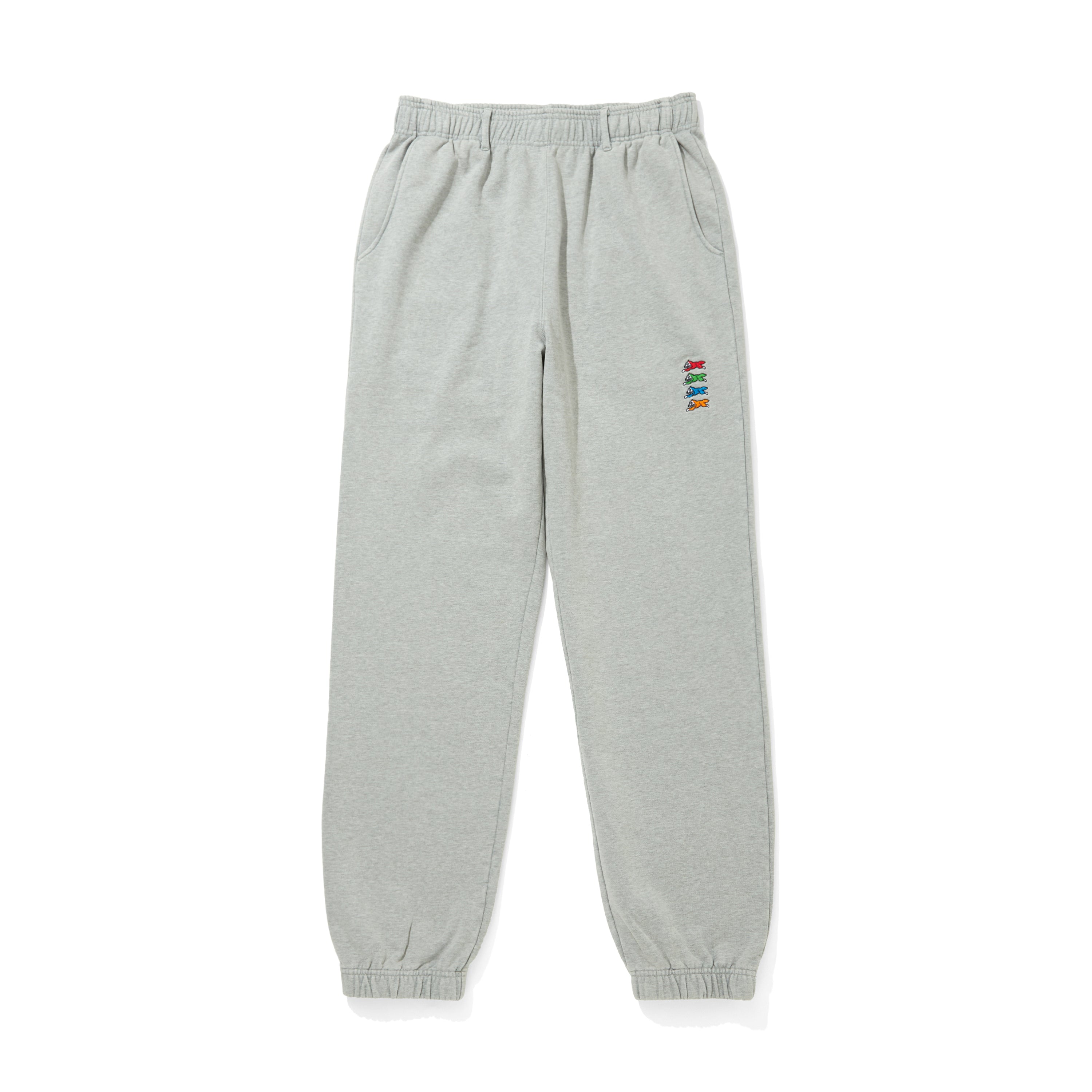 Load image into Gallery viewer, Embroidered Logo Damaged Sweat Pants

