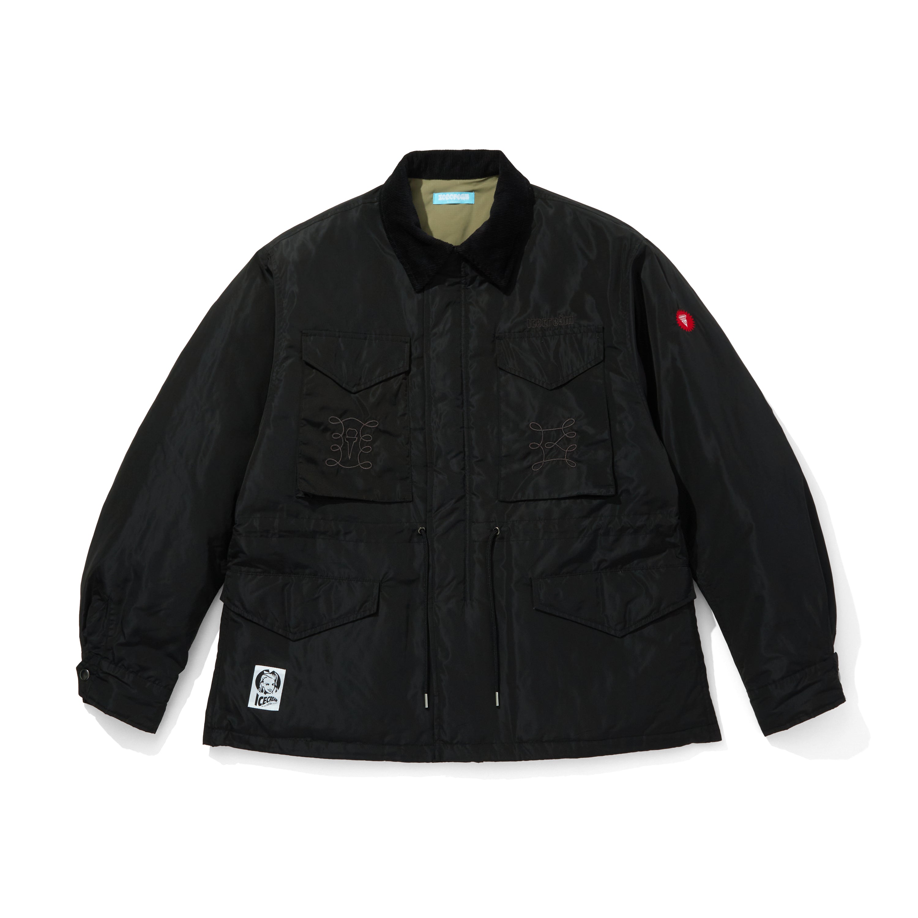 画像をギャラリービューアに読み込む, EMBROIDERED LOGO DOWN M-65
