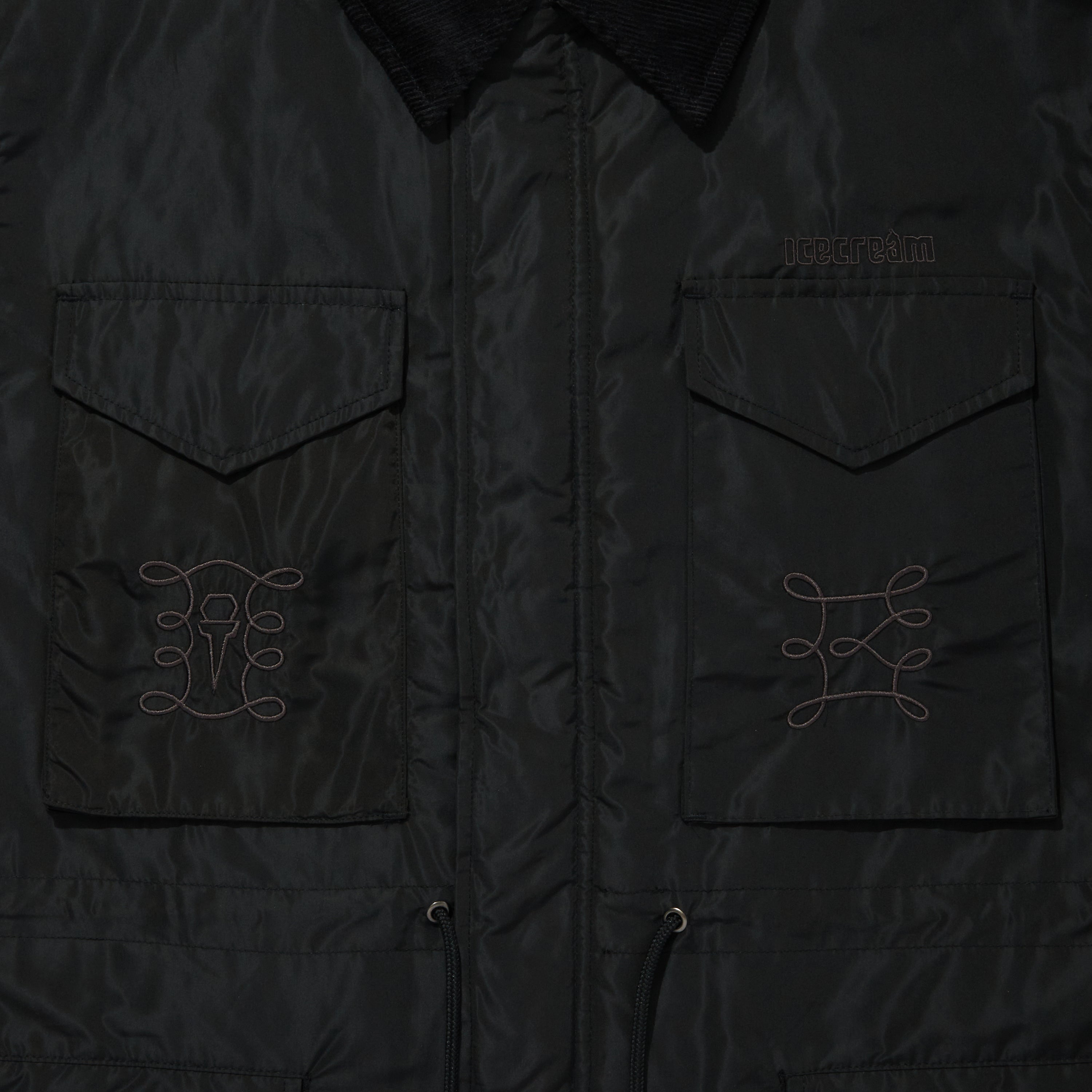 画像をギャラリービューアに読み込む, EMBROIDERED LOGO DOWN M-65
