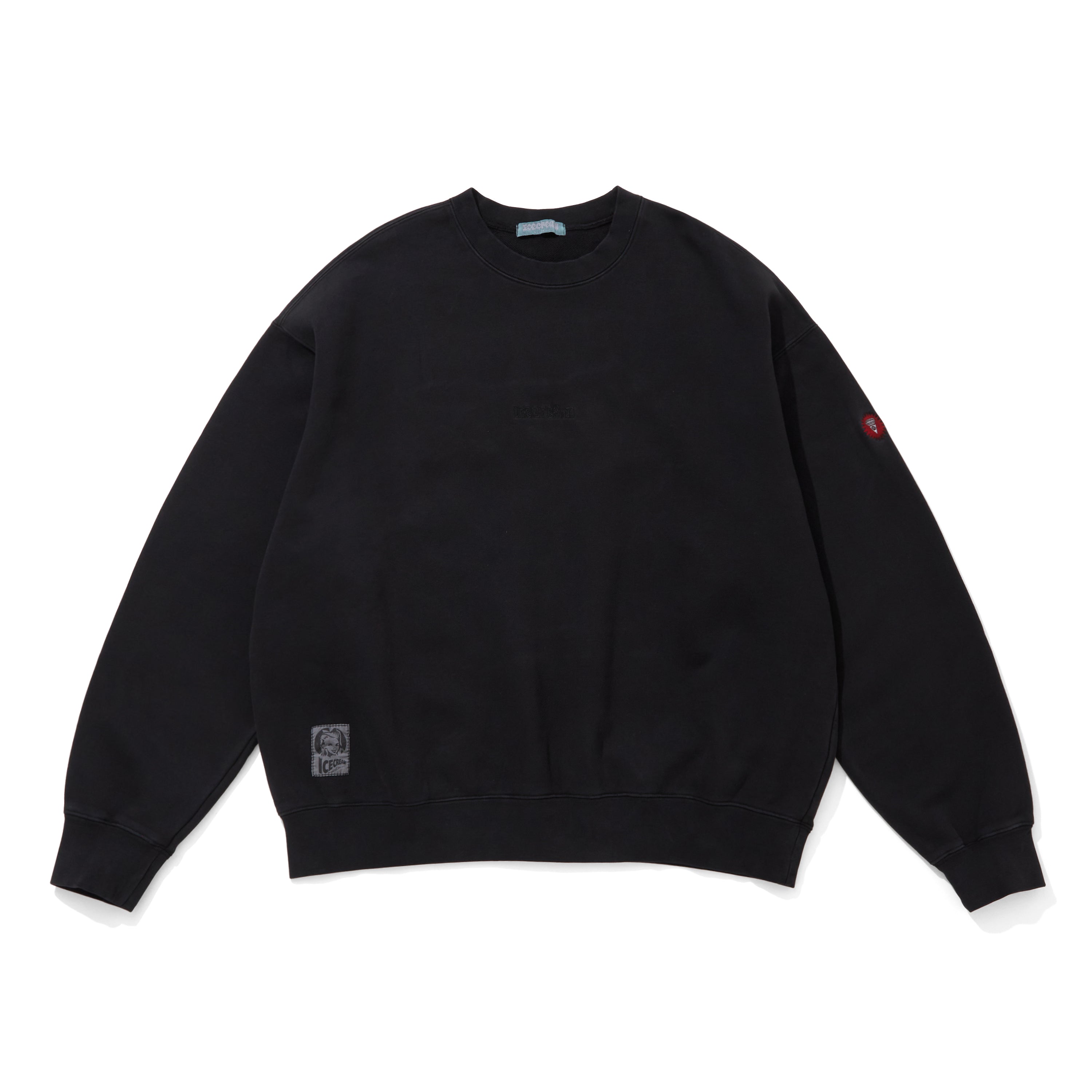 画像をギャラリービューアに読み込む, Overdyed Sweatshirt_Running Dog
