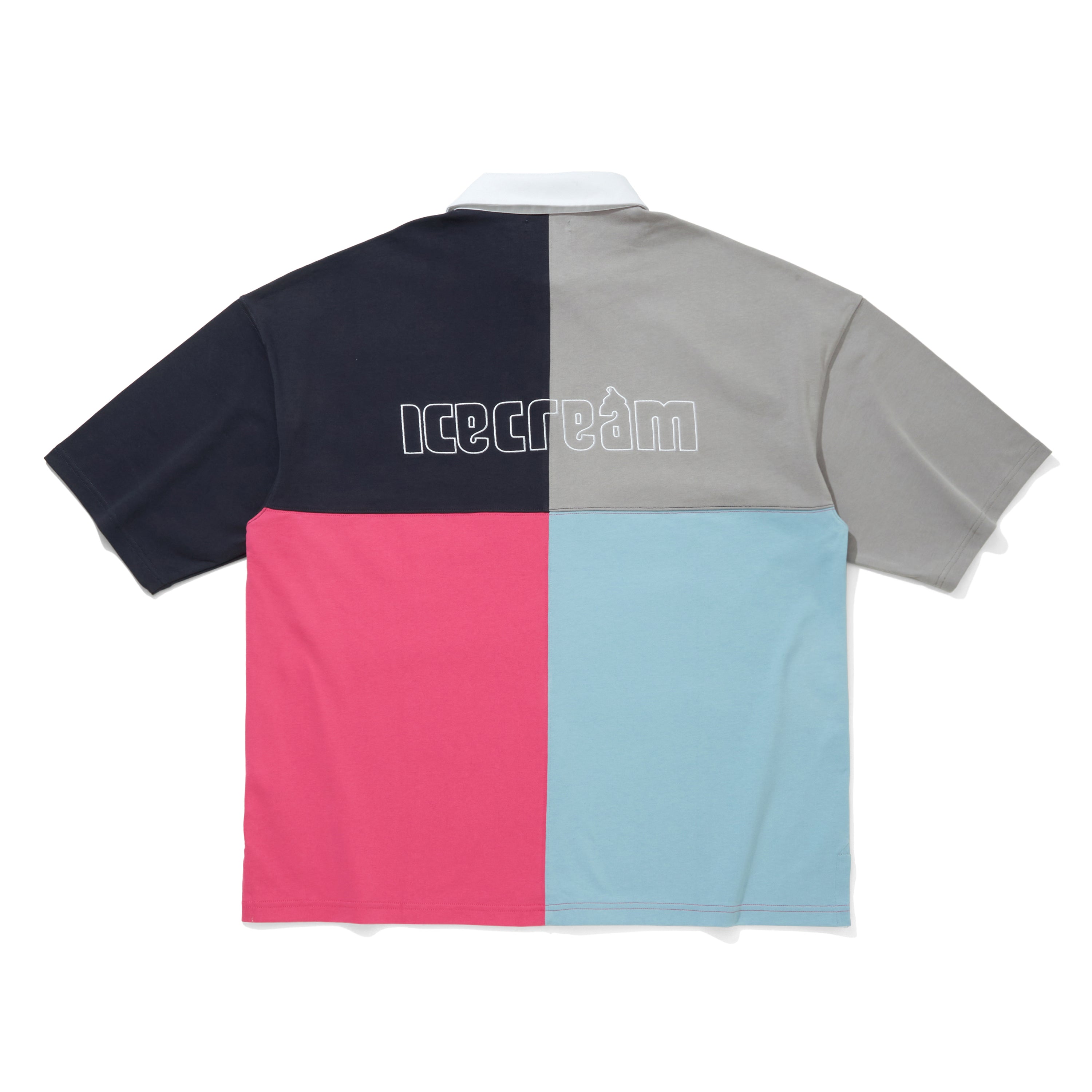 画像をギャラリービューアに読み込む, Oversize Embroidery Logo Crazy Rugby Shirt
