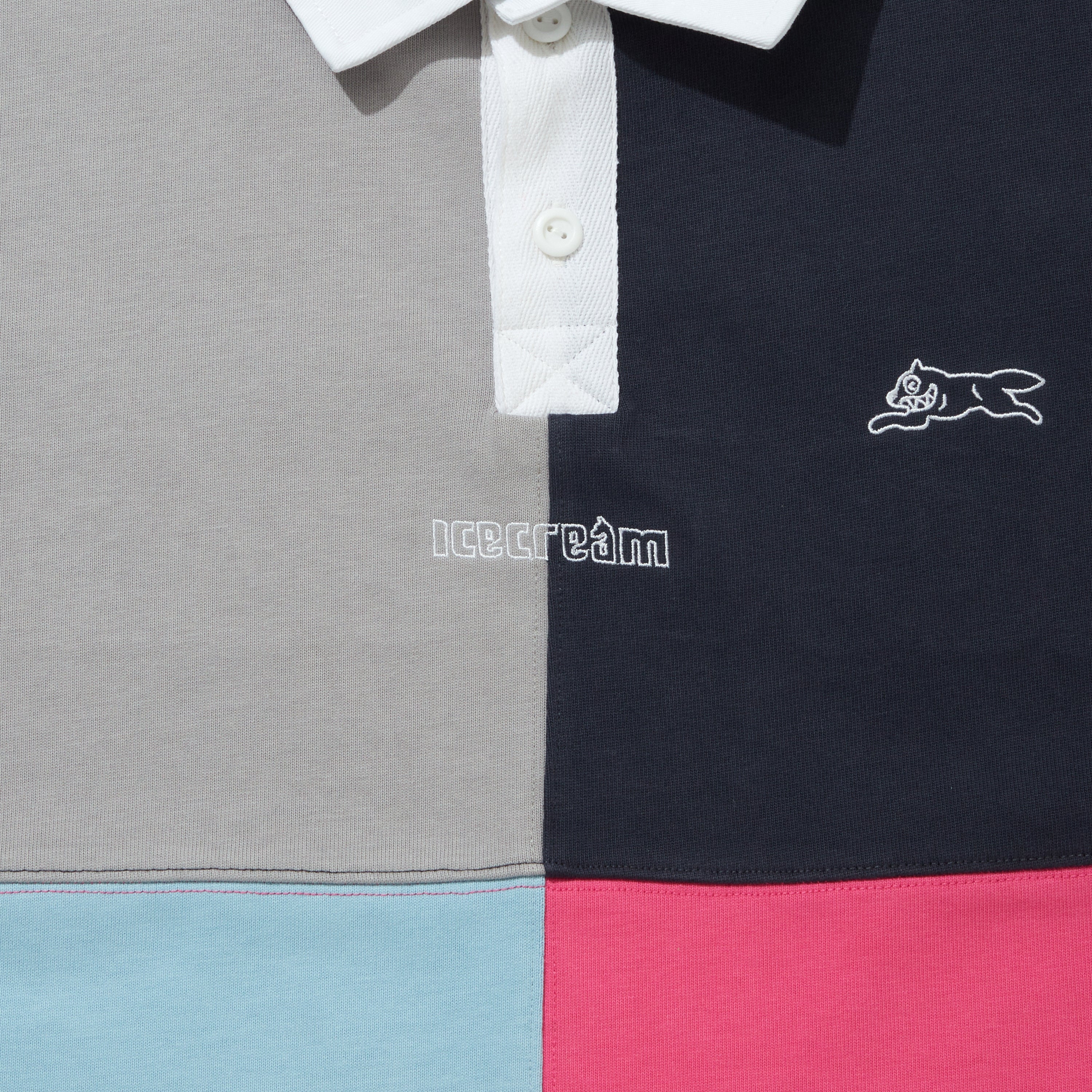 画像をギャラリービューアに読み込む, Oversize Embroidery Logo Crazy Rugby Shirt
