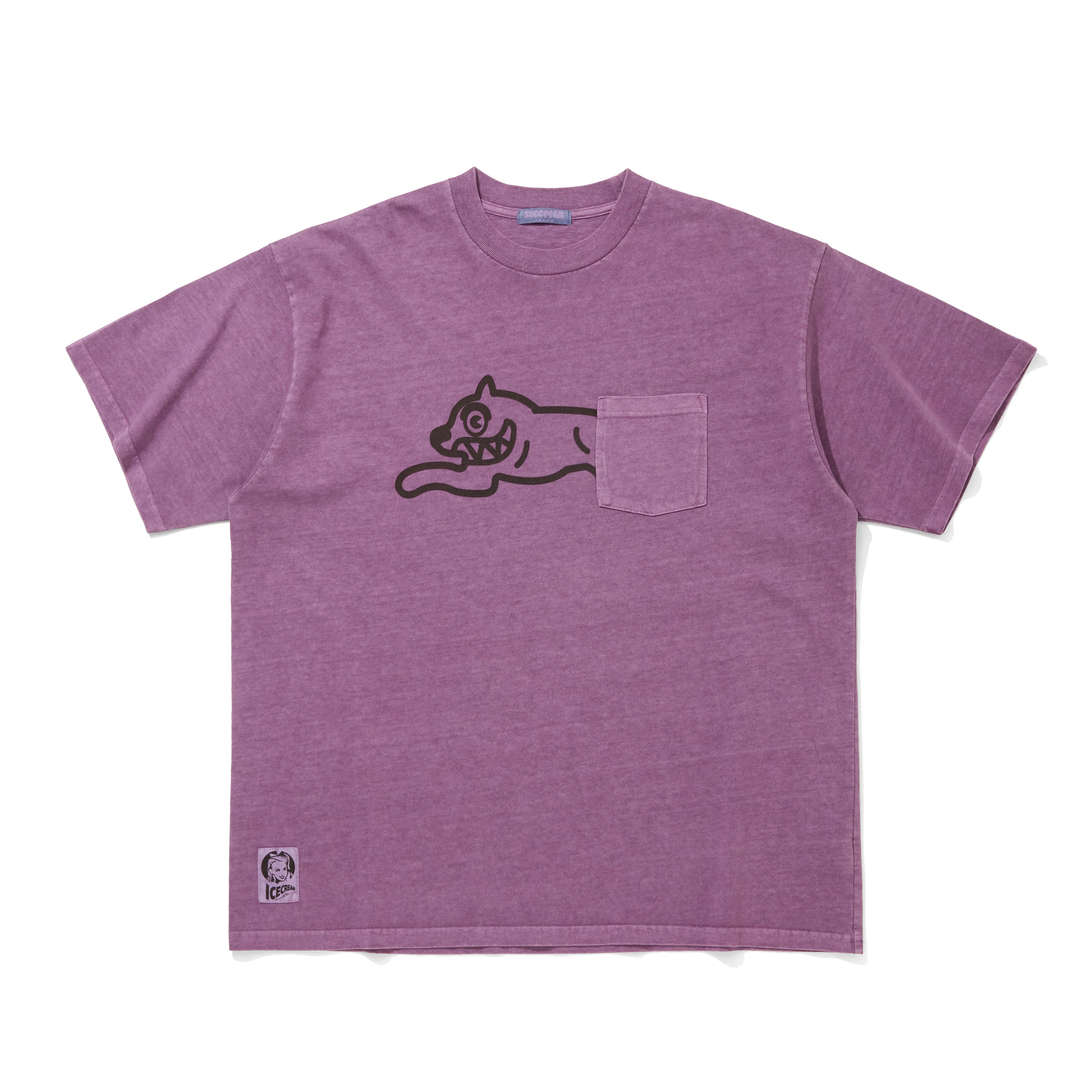画像をギャラリービューアに読み込む, Overdyed Pocket T-shrt_Running Dog
