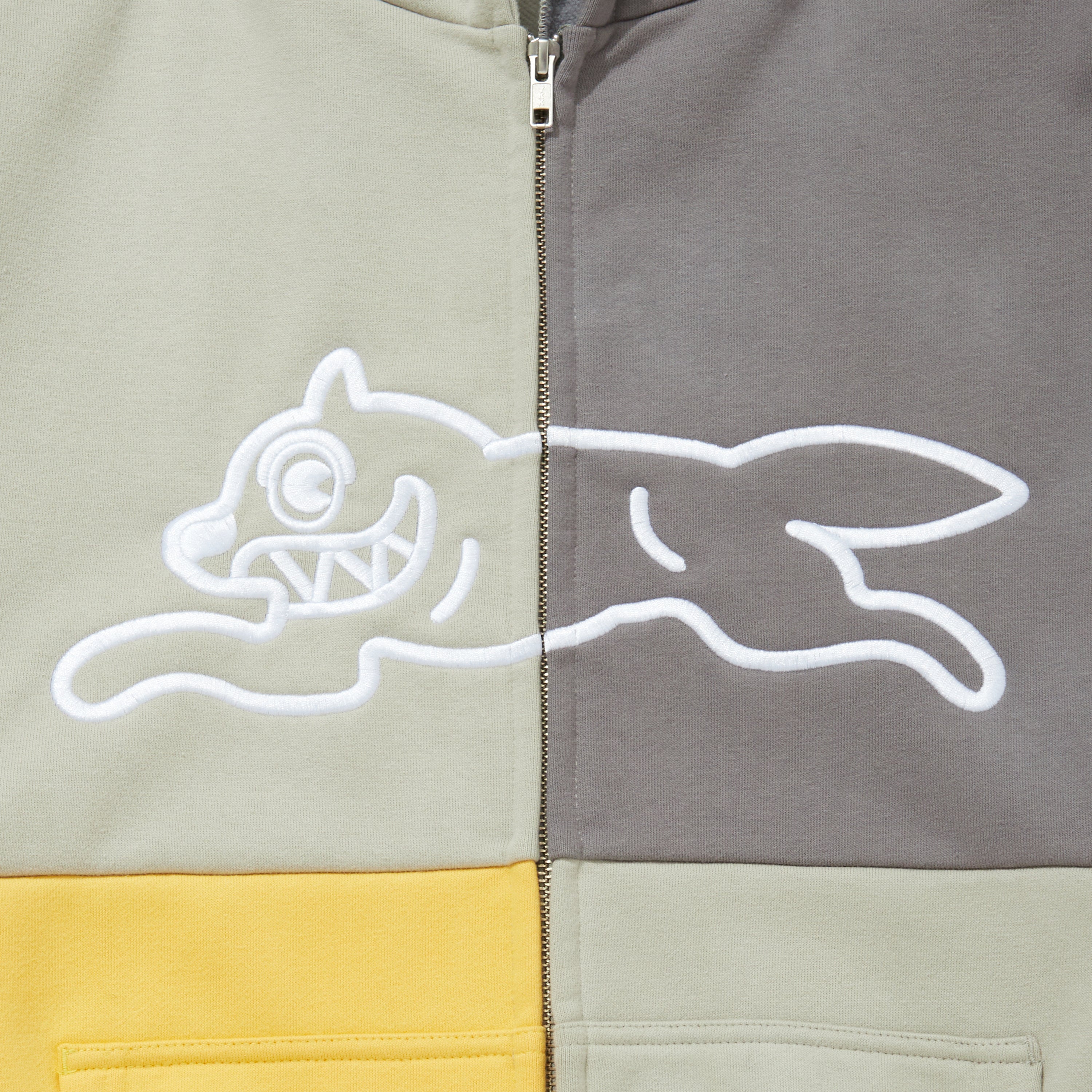 画像をギャラリービューアに読み込む, Embridery Logo crazy Cotton Zip Up Hoodie
