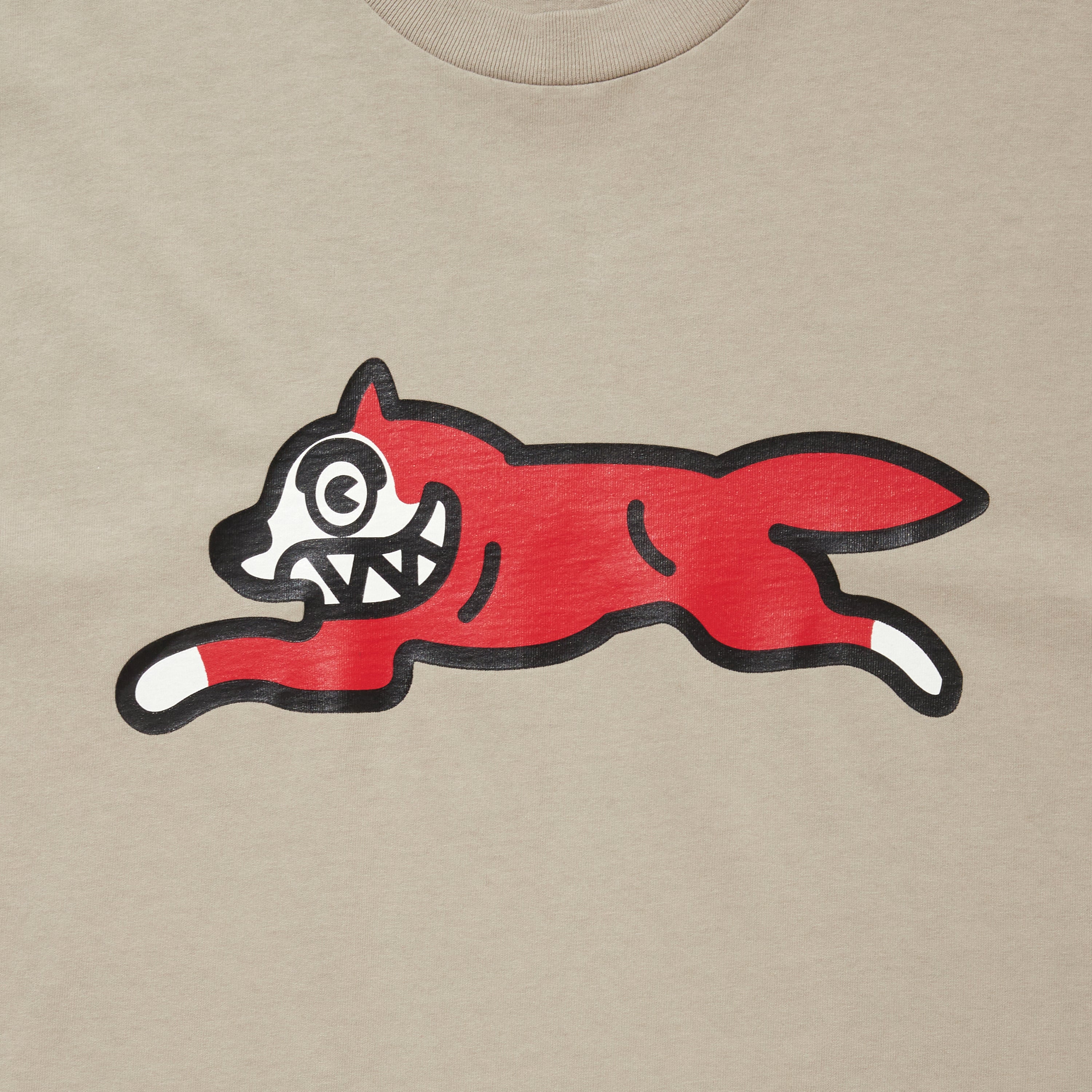 画像をギャラリービューアに読み込む, Applique Logo Cotton T-shirt_Icecream
