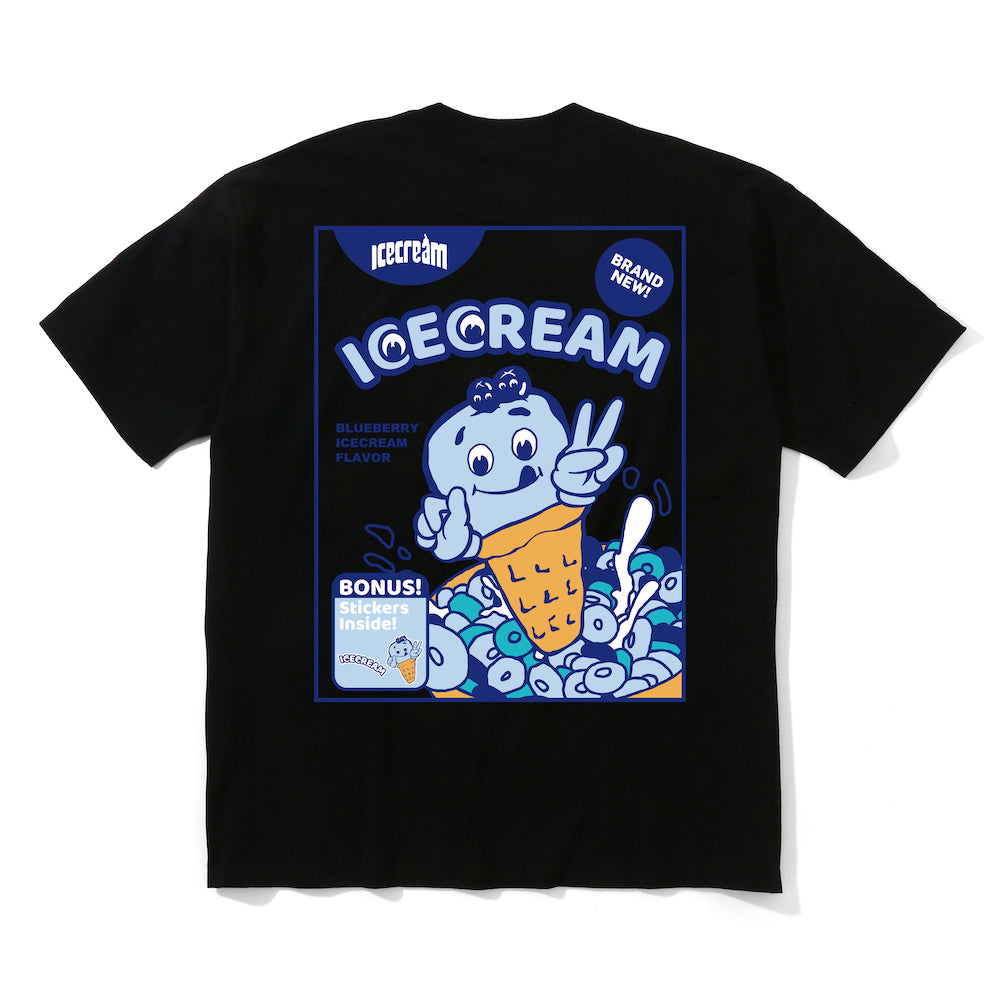 ICECREAM BBC マルチカラー チェッカーボード T シャツ