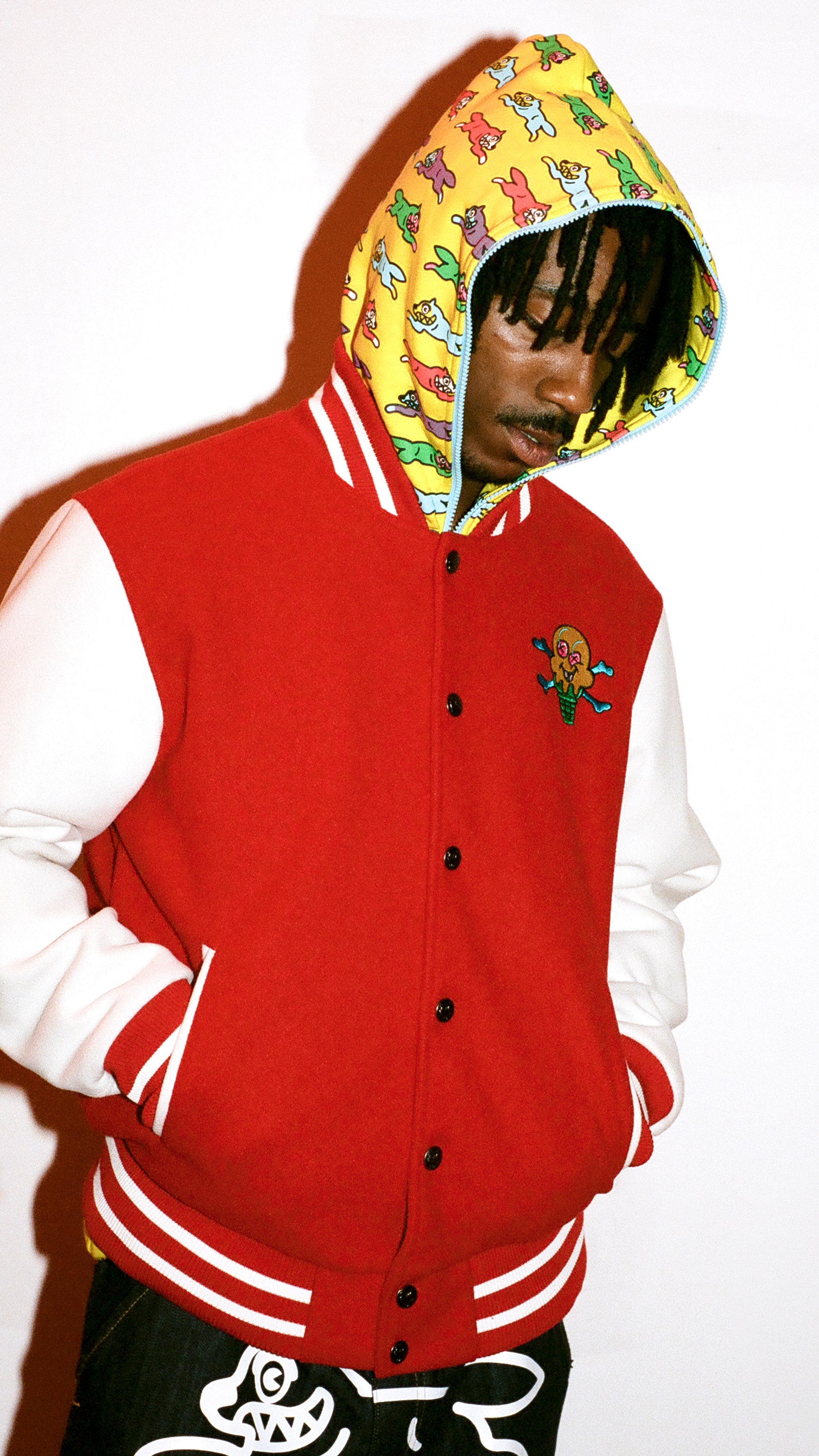 画像をギャラリービューアに読み込む, MR.ME TOO VARSITY JACKET
