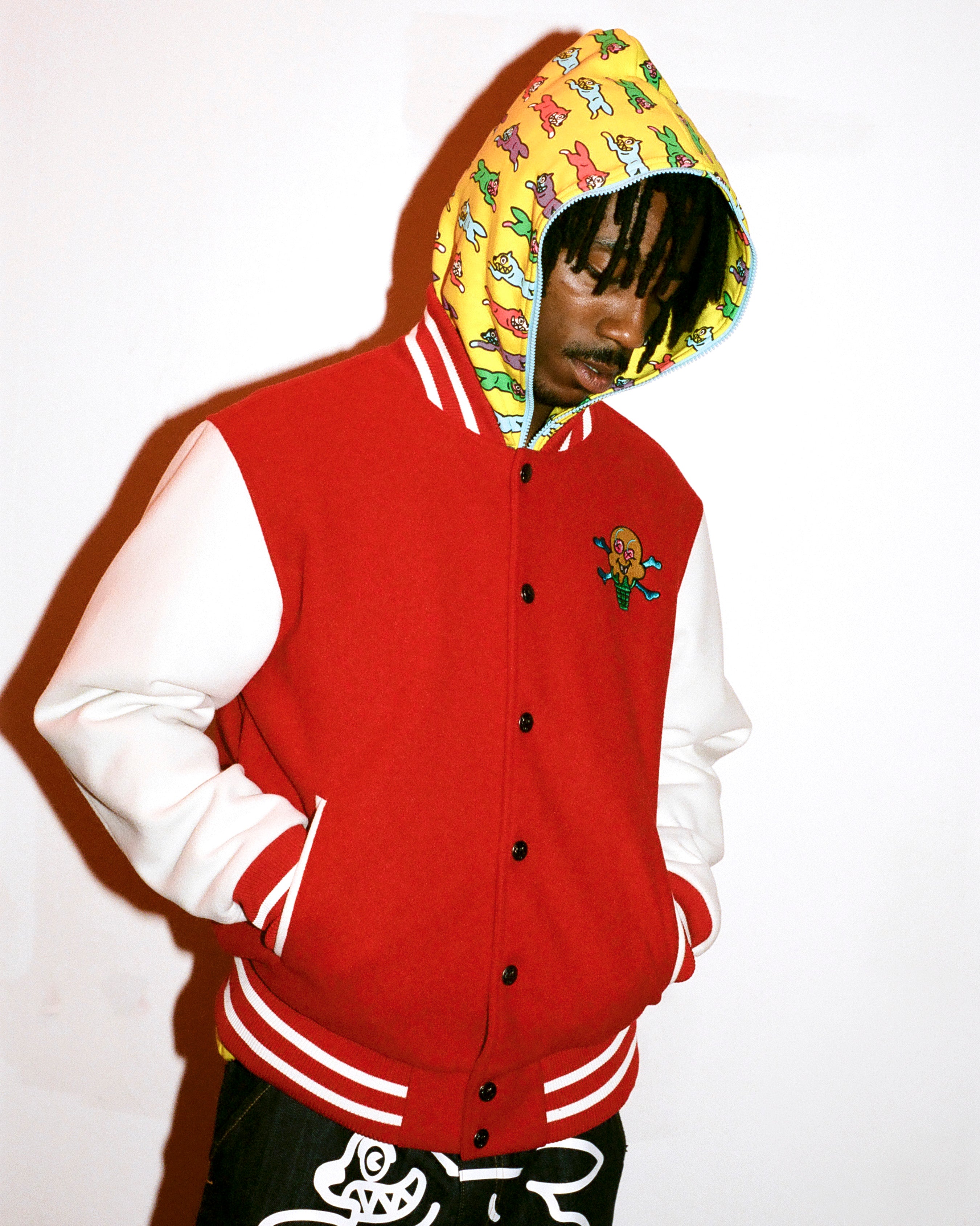 画像をギャラリービューアに読み込む, MR.ME TOO VARSITY JACKET
