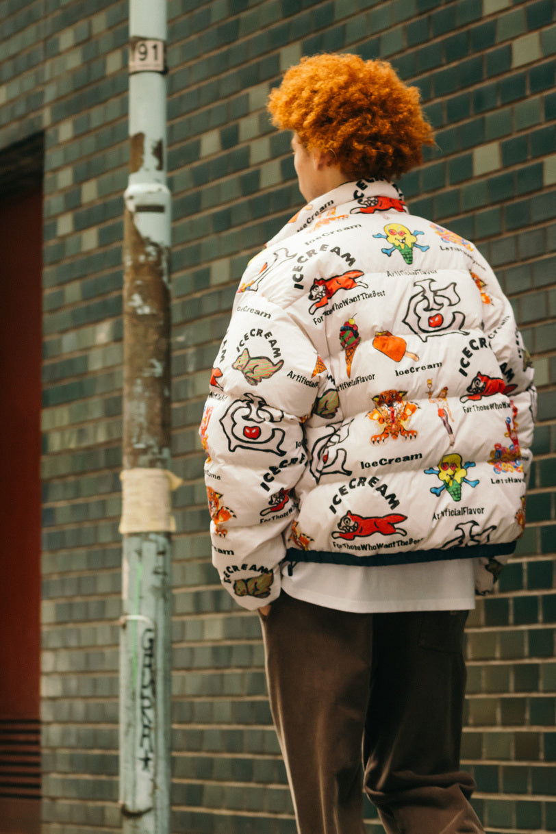 画像をギャラリービューアに読み込む, REVERSIBLE DOWN JACKET
