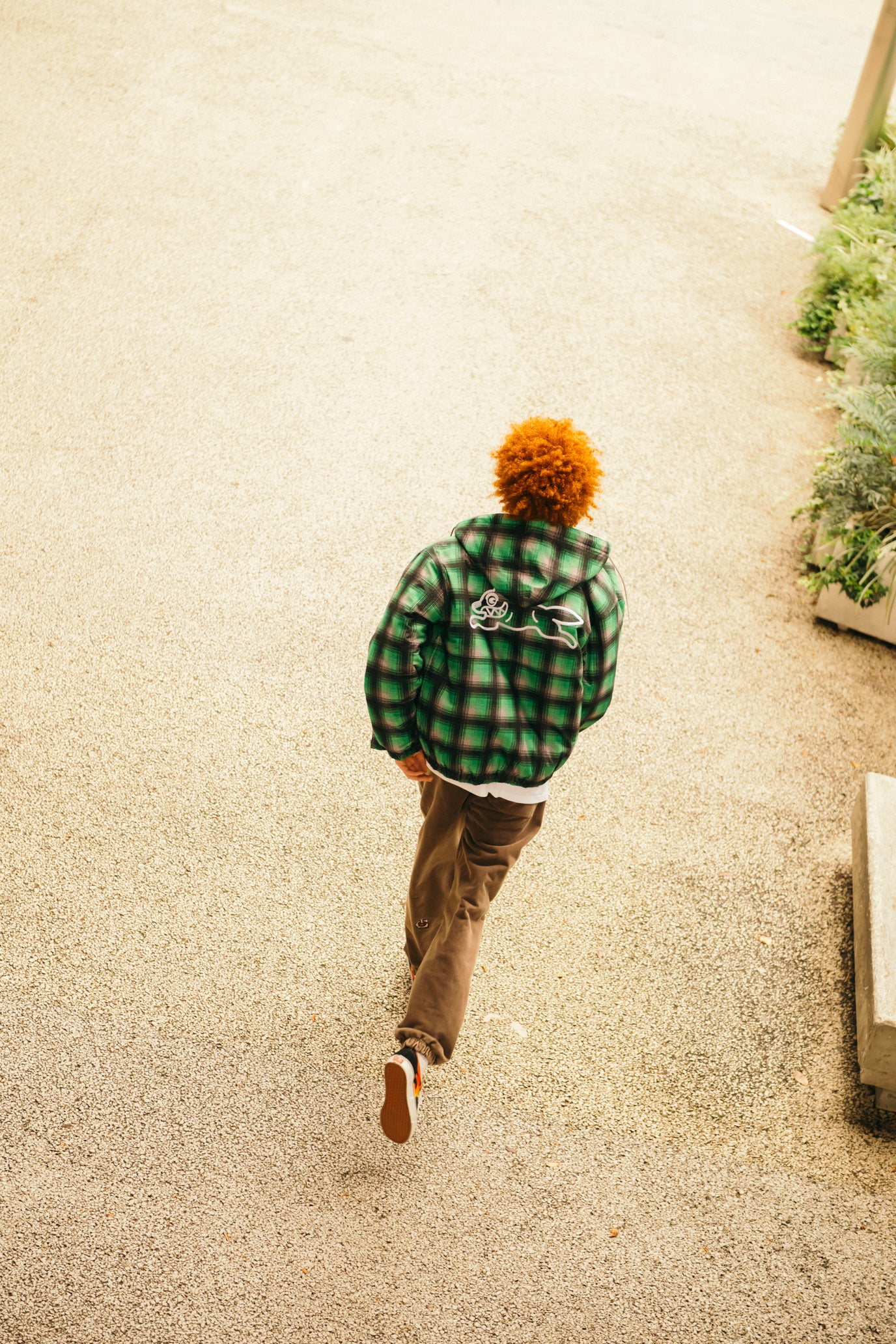 画像をギャラリービューアに読み込む, EMBROIDERED LOGO BUGGY FLANNEL CHECK JACKET
