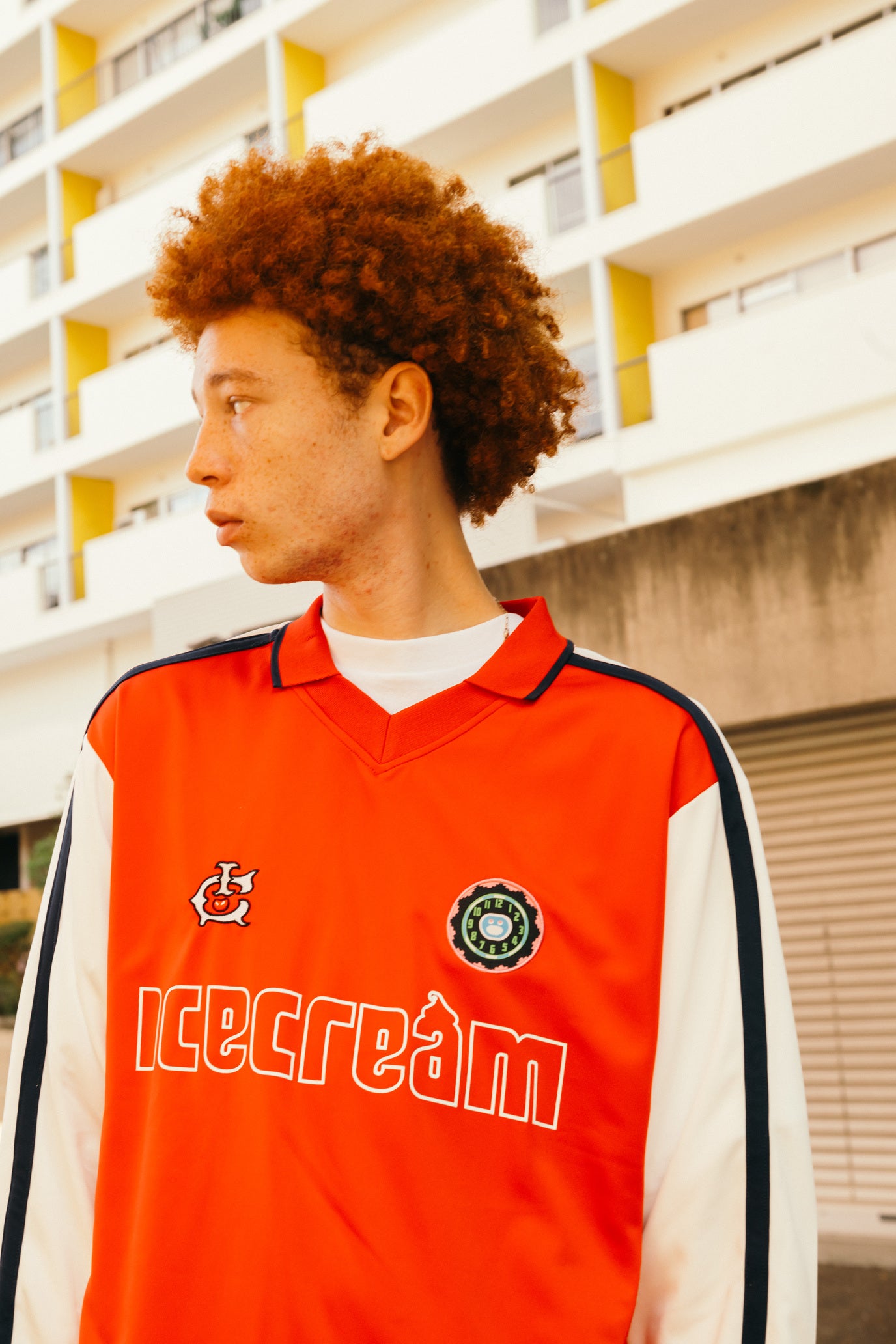 Football L/S Shirt – BILLIONAIRE BOYS CLUB / ICECREAM OFFICIAL