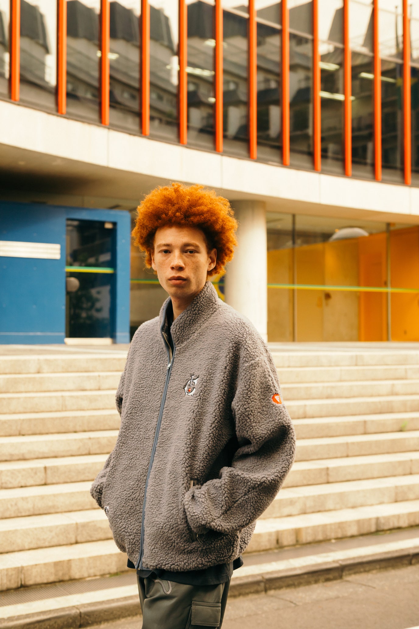 画像をギャラリービューアに読み込む, FLEECE ZIP UP JACKET
