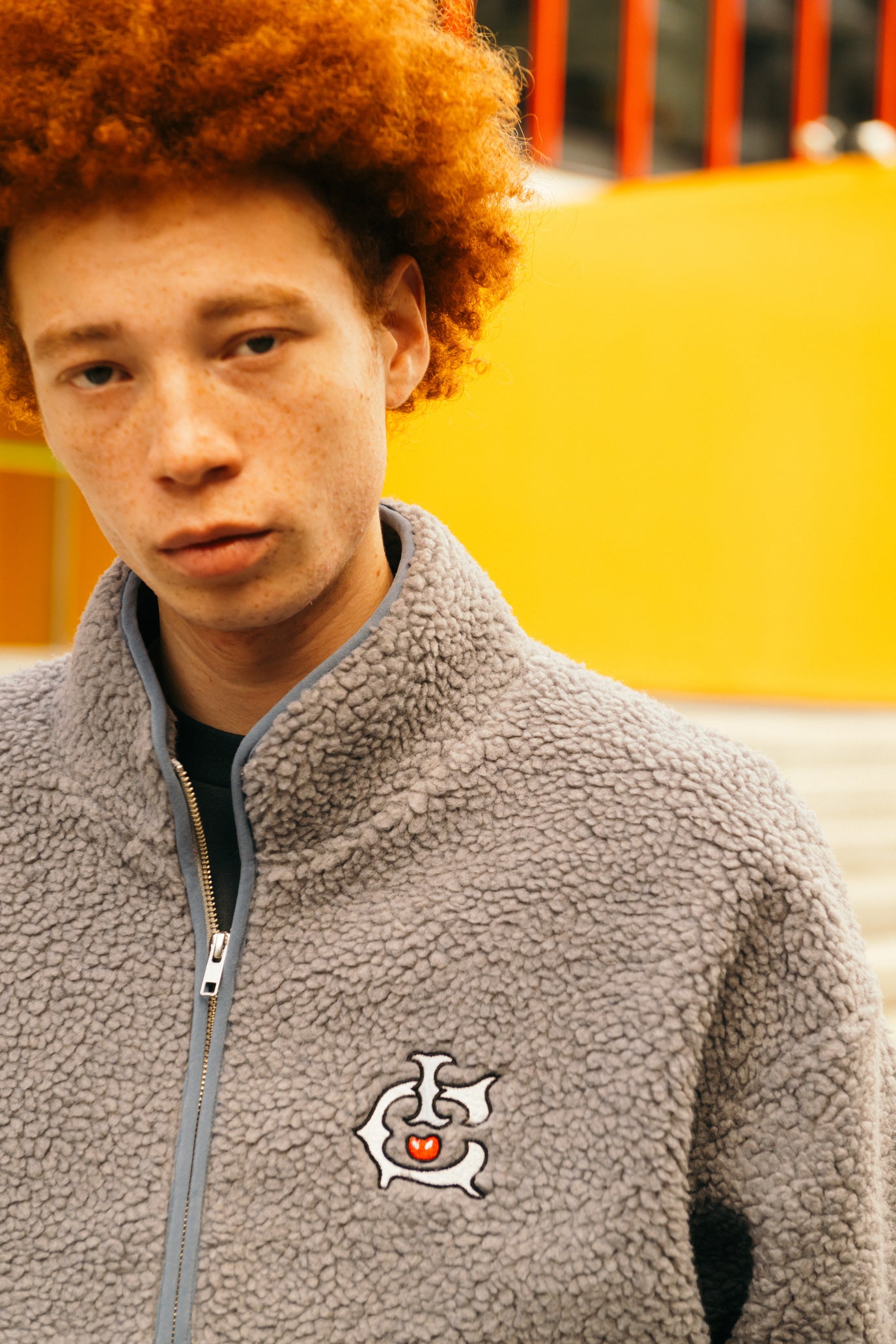 画像をギャラリービューアに読み込む, FLEECE ZIP UP JACKET
