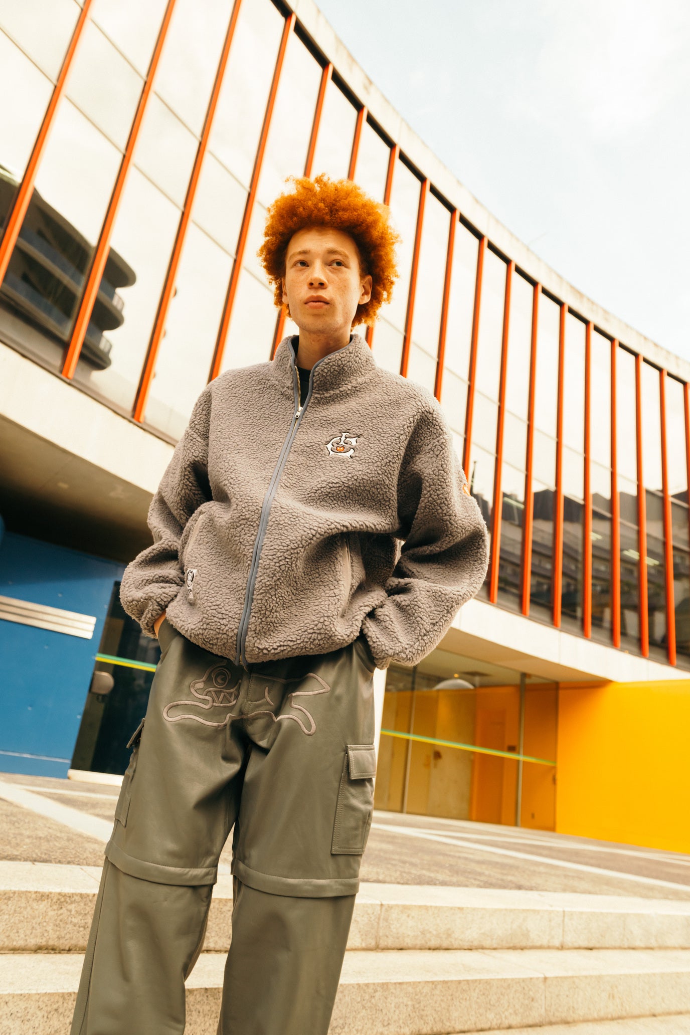 画像をギャラリービューアに読み込む, FLEECE ZIP UP JACKET
