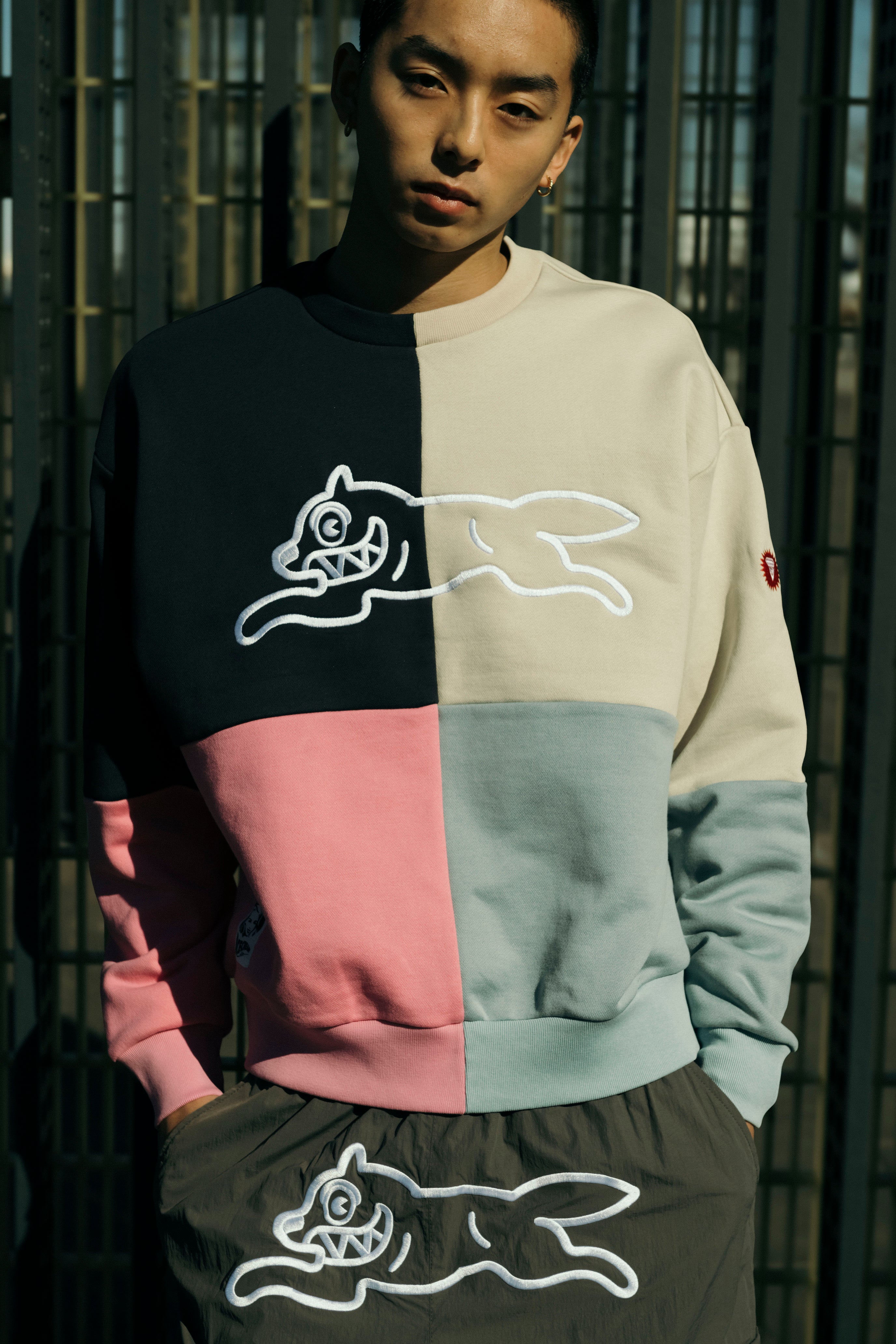 Load image into Gallery viewer, Embroidery Logo Crazy Sweatshirt
