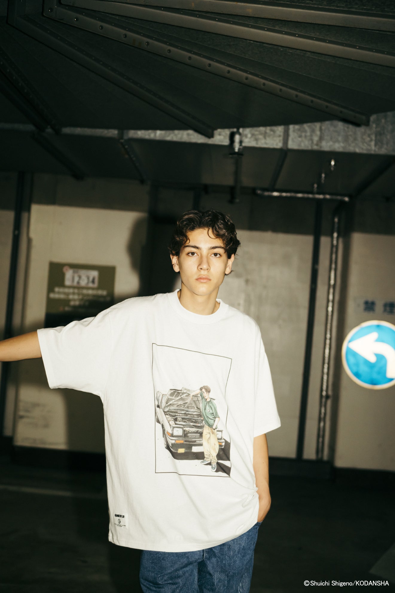 画像をギャラリービューアに読み込む, BILLIONAIRE BOYS CLUB x INITIAL D COTTON T-SHIRT #2
