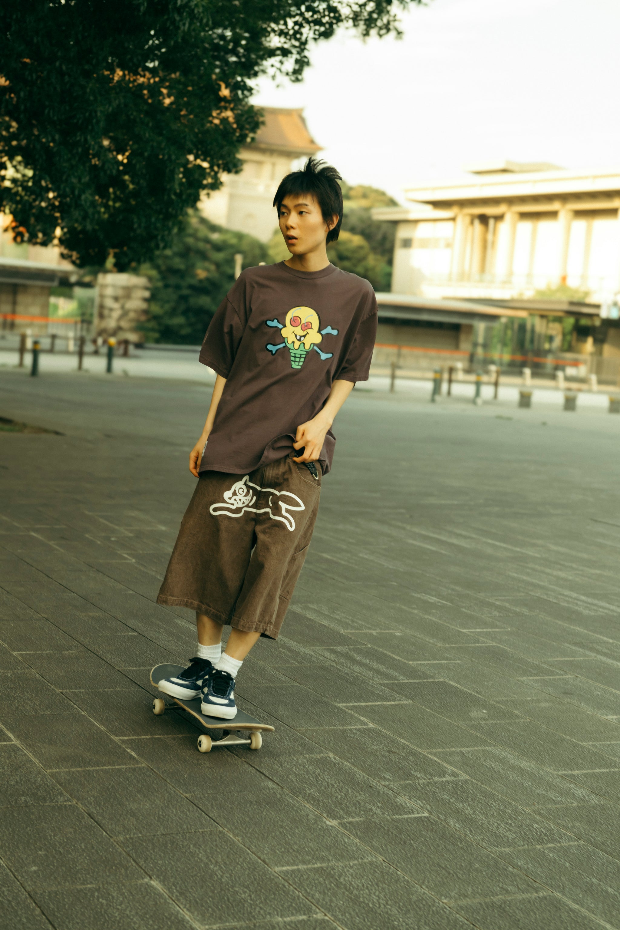 Garment Dye Cotton T-shirt_Running Dog – BILLIONAIRE BOYS CLUB