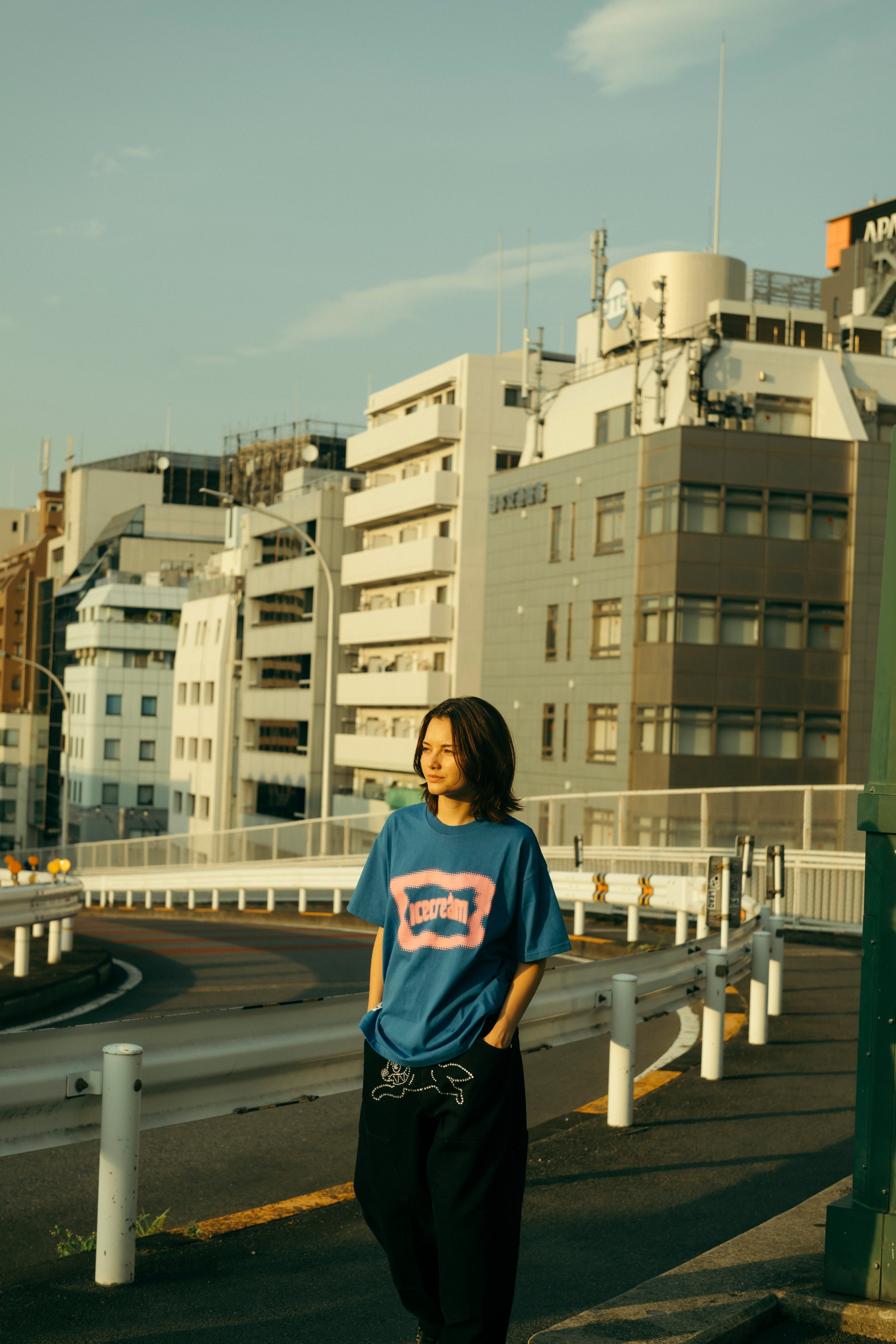 画像をギャラリービューアに読み込む, Cotton T-shirt_Color Haletone Logo LOGO

