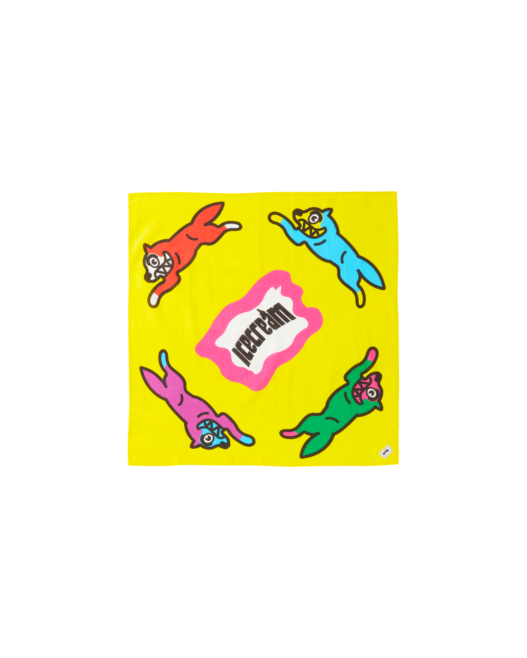 RUNNING DOG BANDANA – BILLIONAIRE BOYS CLUB / ICECREAM OFFICIAL