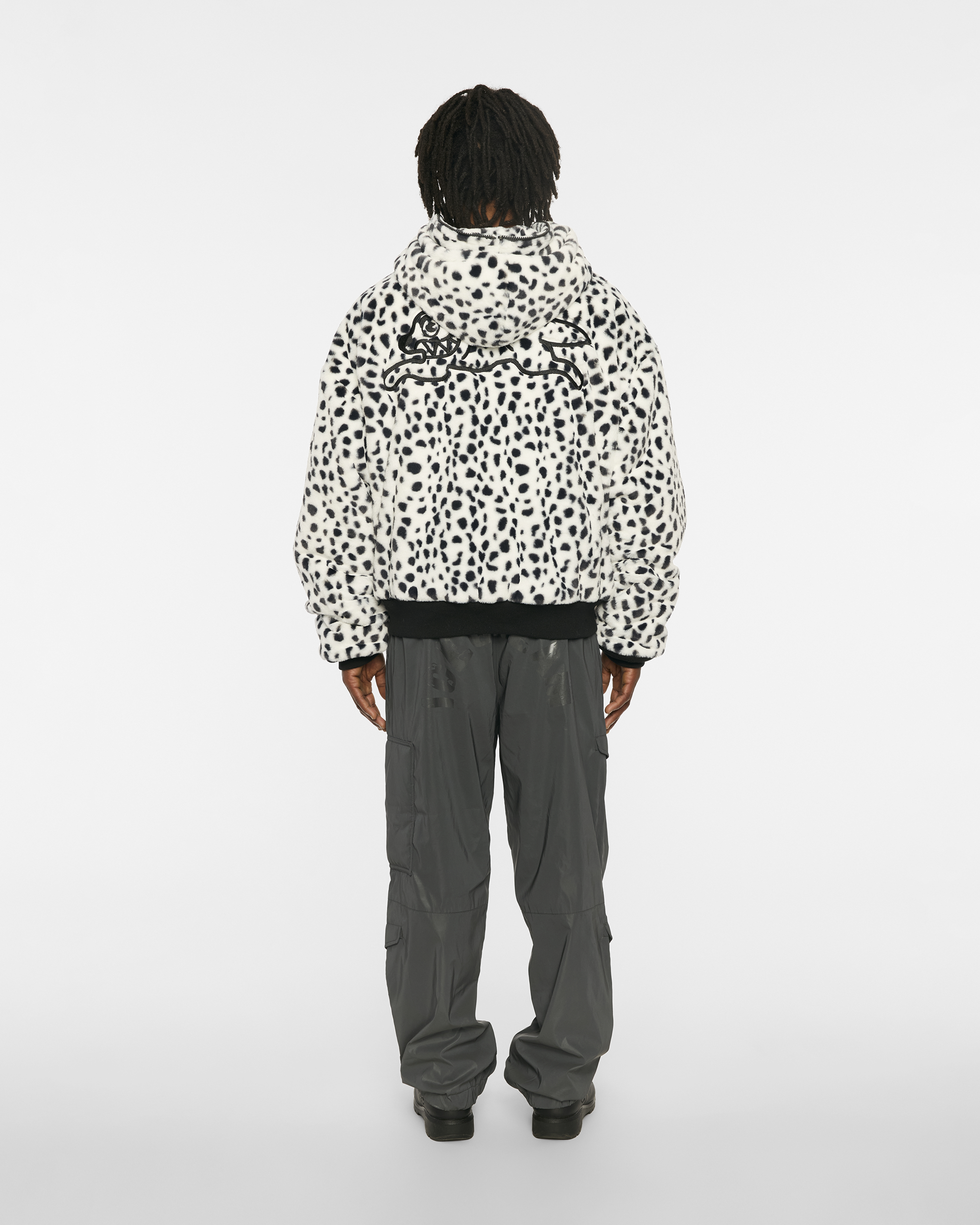 画像をギャラリービューアに読み込む, Icecream x Alpha Industries _Faux Fur Full-Zip Hoodie
