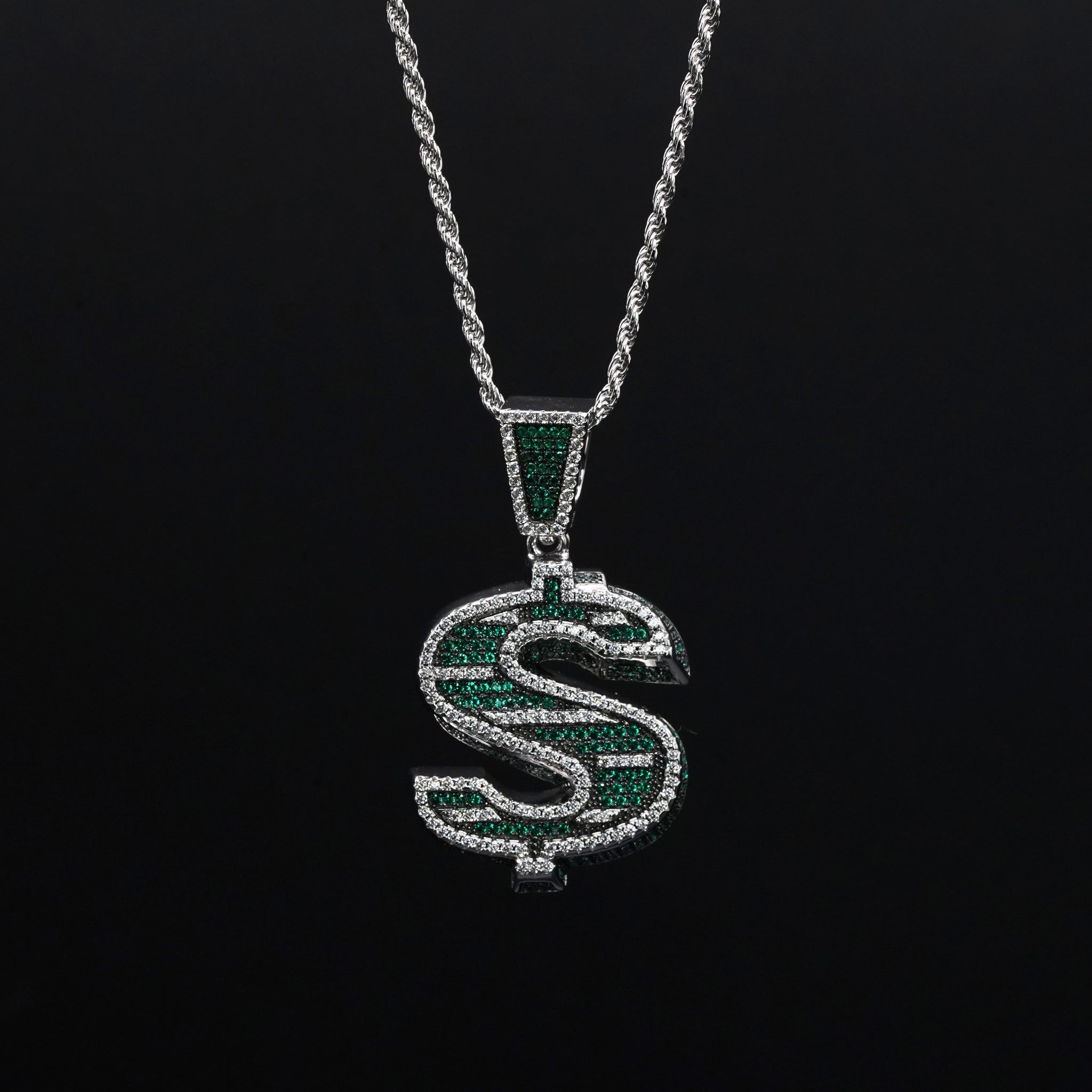 BILLIONAIRE BOYS CLUB x GHOST NECKLACE DOLLAR SILVER 925