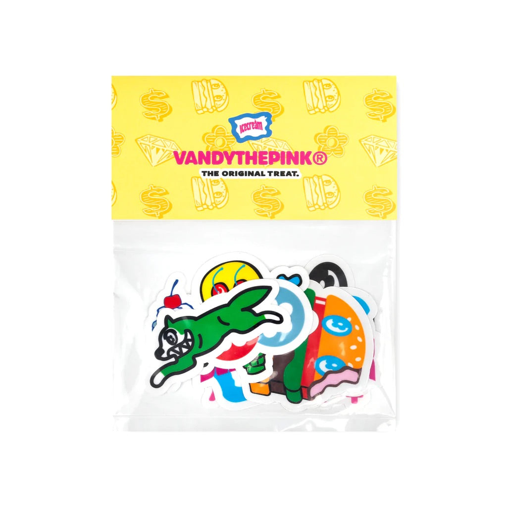 Load image into Gallery viewer, ICECREAM X VANDY STICKER PACK
