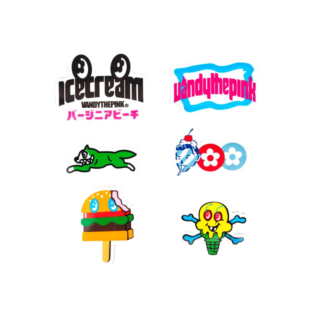 Load image into Gallery viewer, ICECREAM X VANDY STICKER PACK
